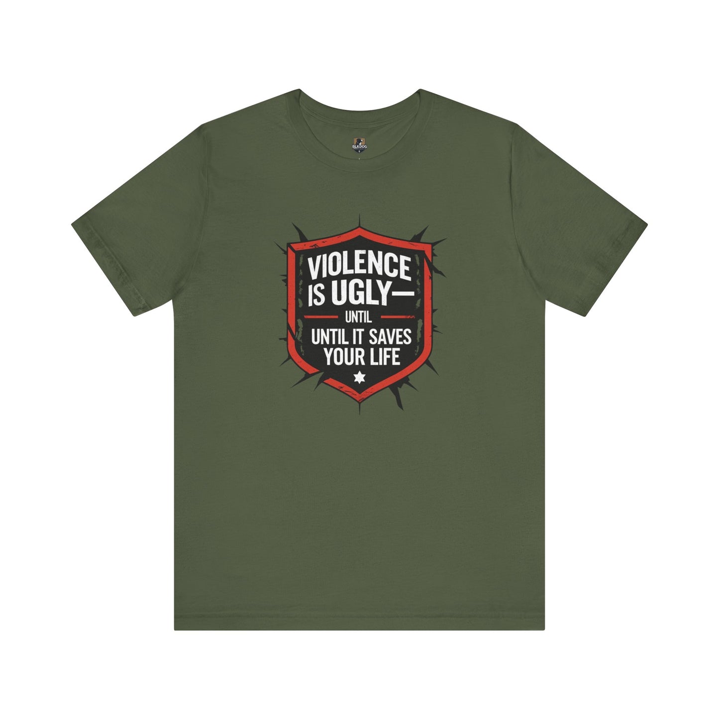 Violence is Ugly Tee, Unisex Graphic Tee, Awareness Shirt, Casual Everyday Wear, Gift for Activists, Motivational Apparel