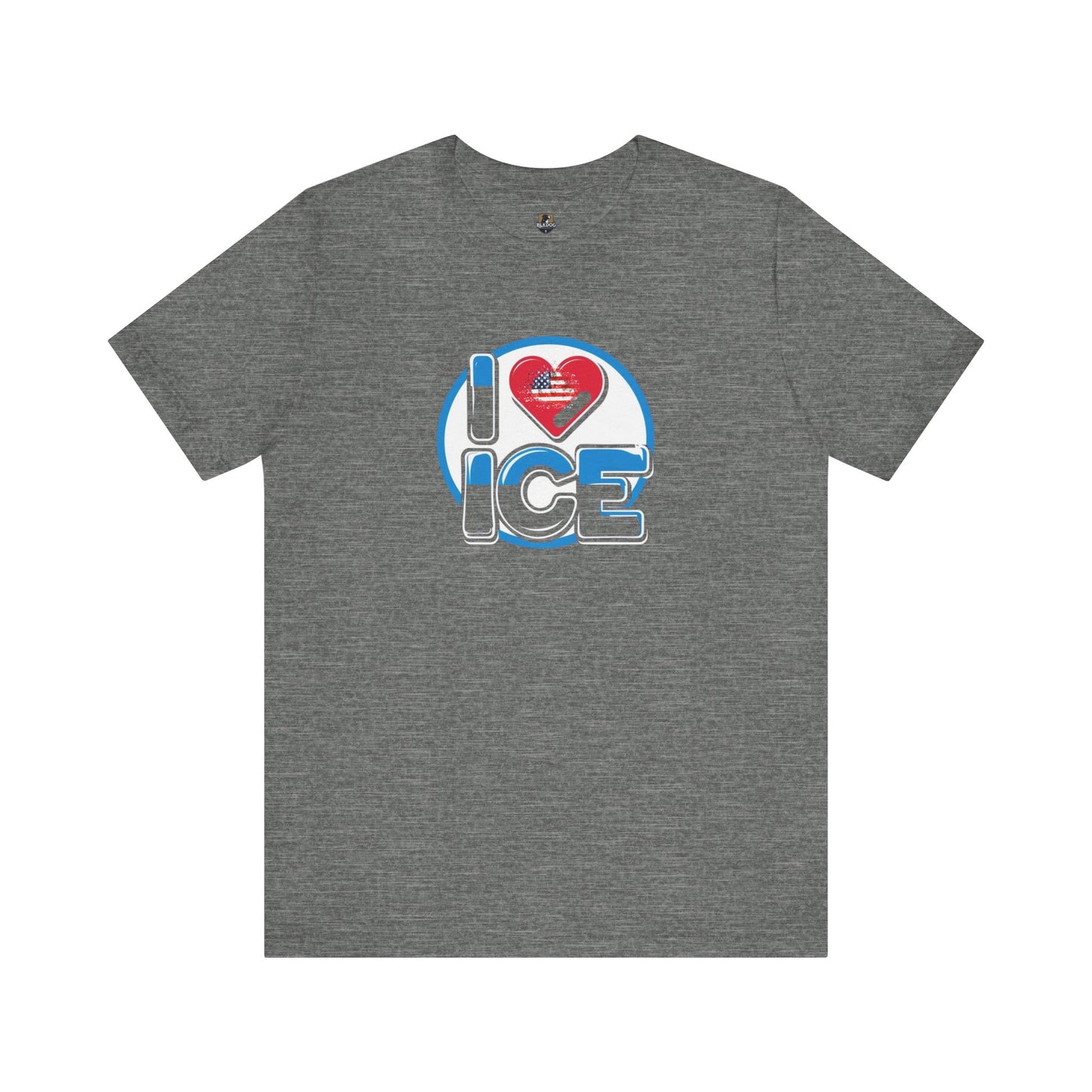 I Love Ice Graphic Tee, Fun Winter Shirt, Cool Gift for Ice Skaters, Cozy Casual Wear, Perfect for Holidays