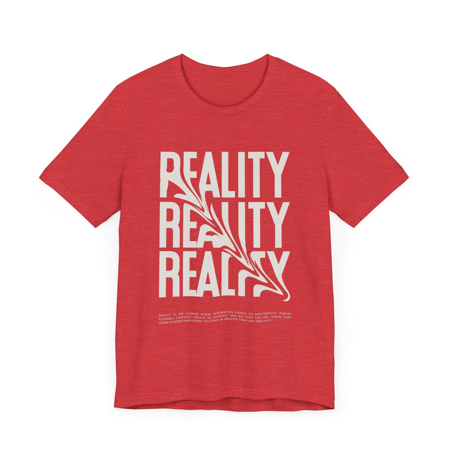 Skewed Reality Unisex Tee, Graphic T-Shirt, Abstract Design, Black and White Shirt, Unique Gift