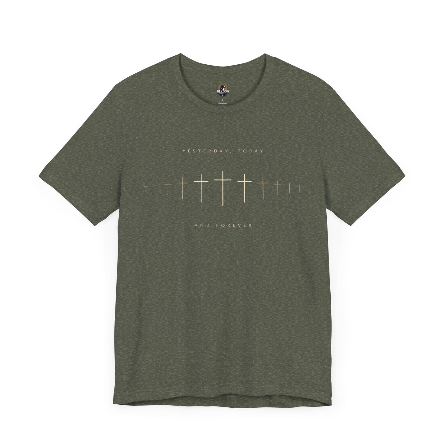 Christian T-Shirt, Jesus Yesterday Today Forever Tee, Religious Apparel, Unisex Shirt, Faith Gift, Christian Clothing