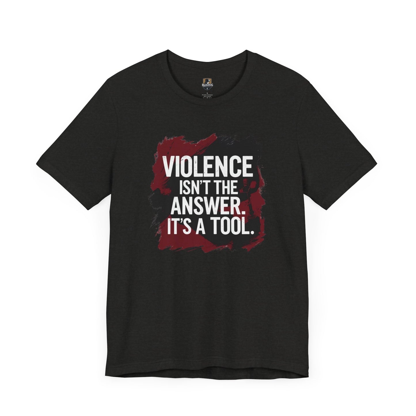 Bold Statement Tee Violence Isn't the Answer, Casual Wear, Gift for Activists, Social Justice Apparel