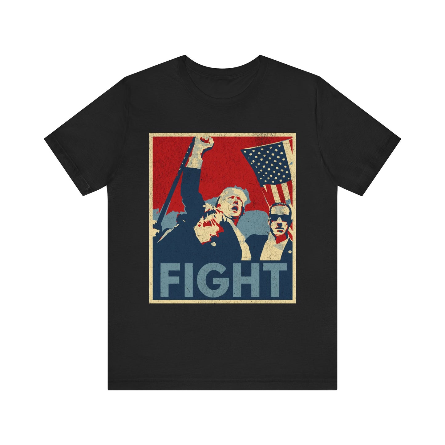Trump24 - FIGHT - Unisex Jersey Short Sleeve Tee
