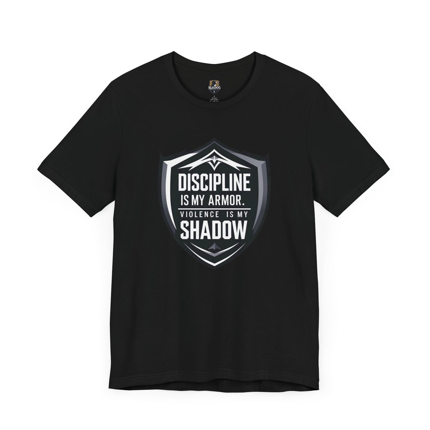 Discipline Is My Armor Unisex Tee, Motivational T-Shirt for Fitness Lovers, Inspirational Gift, Sportswear, Casual Wear