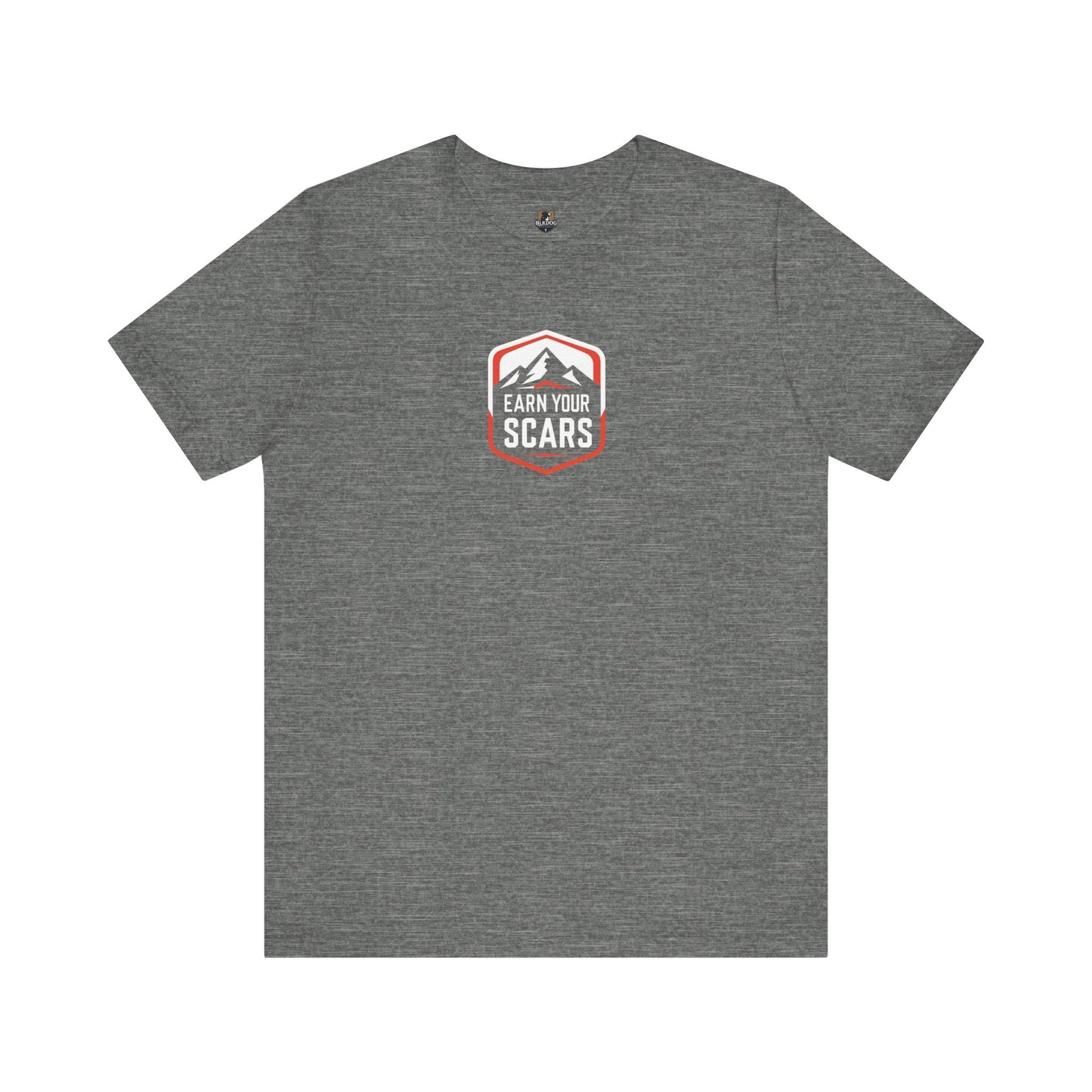 Adventure-Inspired Unisex Tee - Earn Your Scars, Casual Wear, Hiking Shirt, Gift for Nature Lovers, Motivational T-Shirt