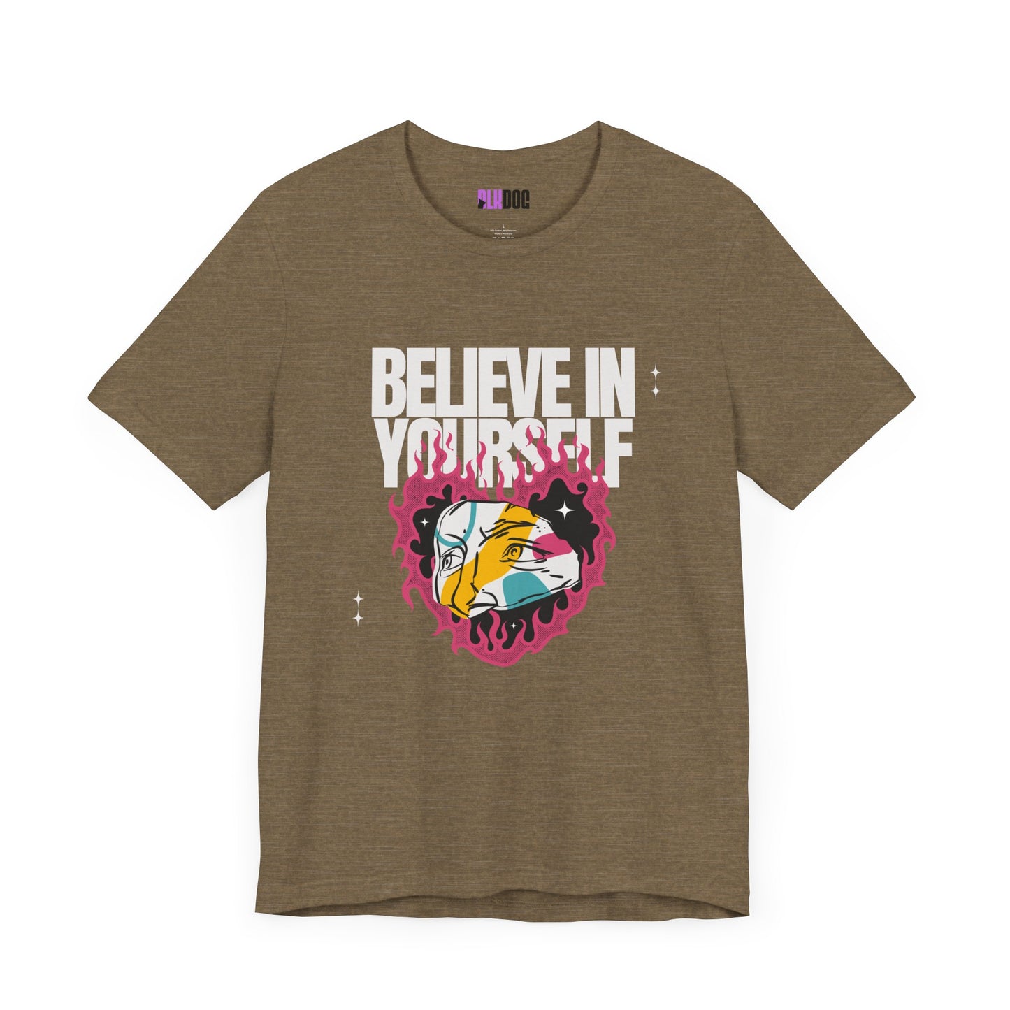 Believe in yourself T-Shirt, Inspirational tee, Motivational shirt, Empowering top, Positive vibes apparel, Self-confidence clothing