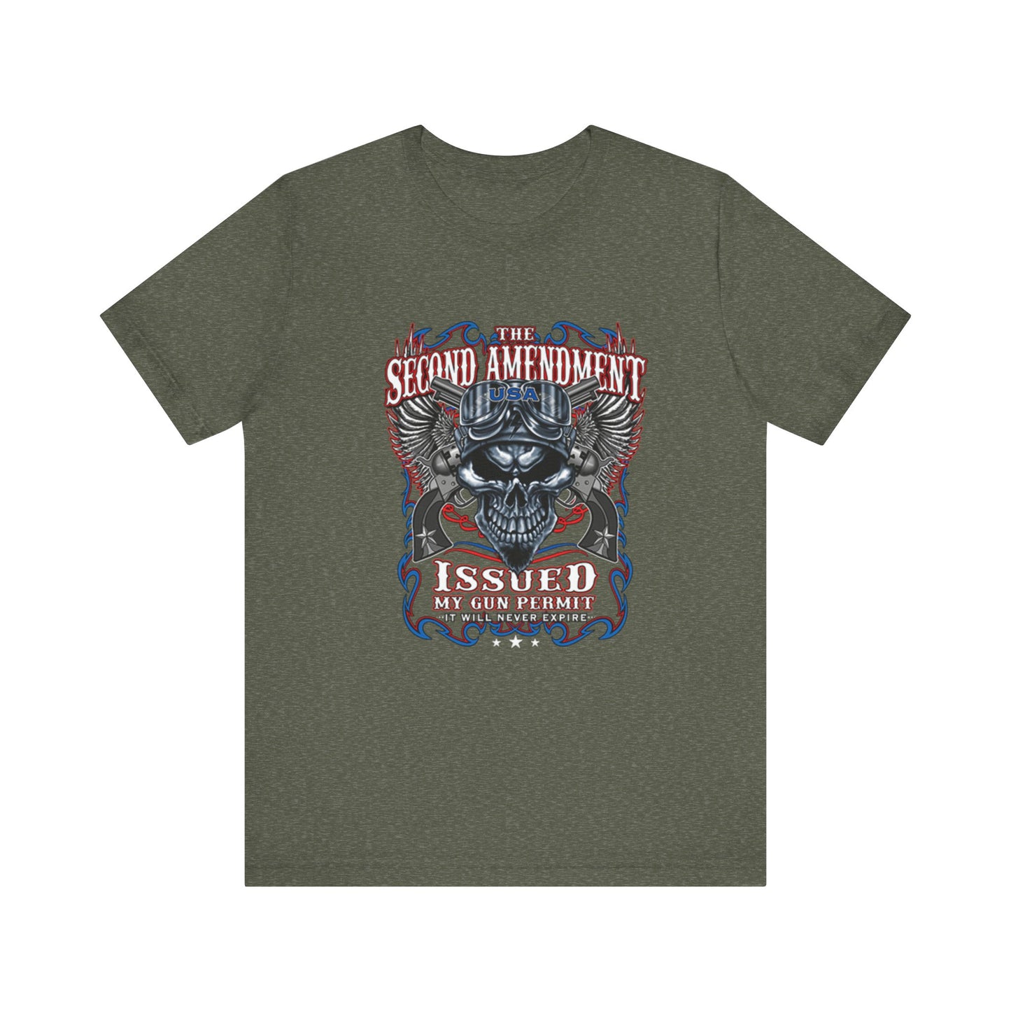 The Second Amendment Issued My Gun Permit - Unisex Jersey Short Sleeve Tee