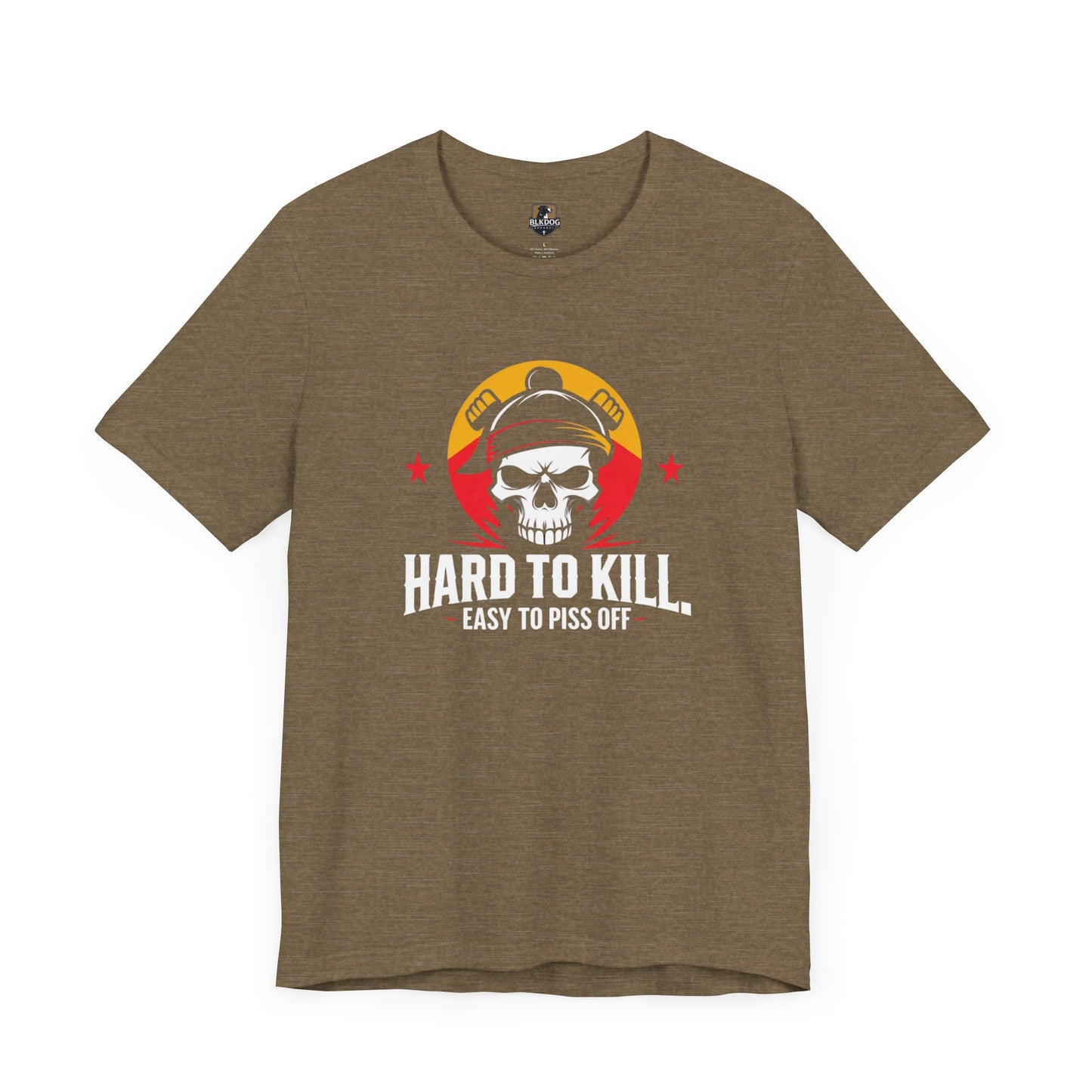 Hard to Kill Graphic Tee - Edgy Casual Wear, Perfect for Gifts, Festivals, and Everyday Adventures, Unisex Jersey Tee, Humor Shirt