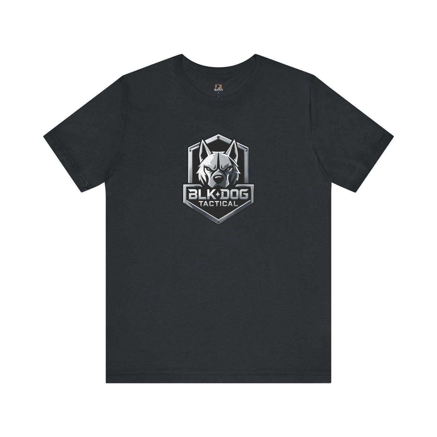 Tactical Graphic Tee - BLKDOG Tactical Design, Unisex Shirt for Dog Lovers, Gift for Pet Owners, Outdoor Adventure Wear, Casual Style
