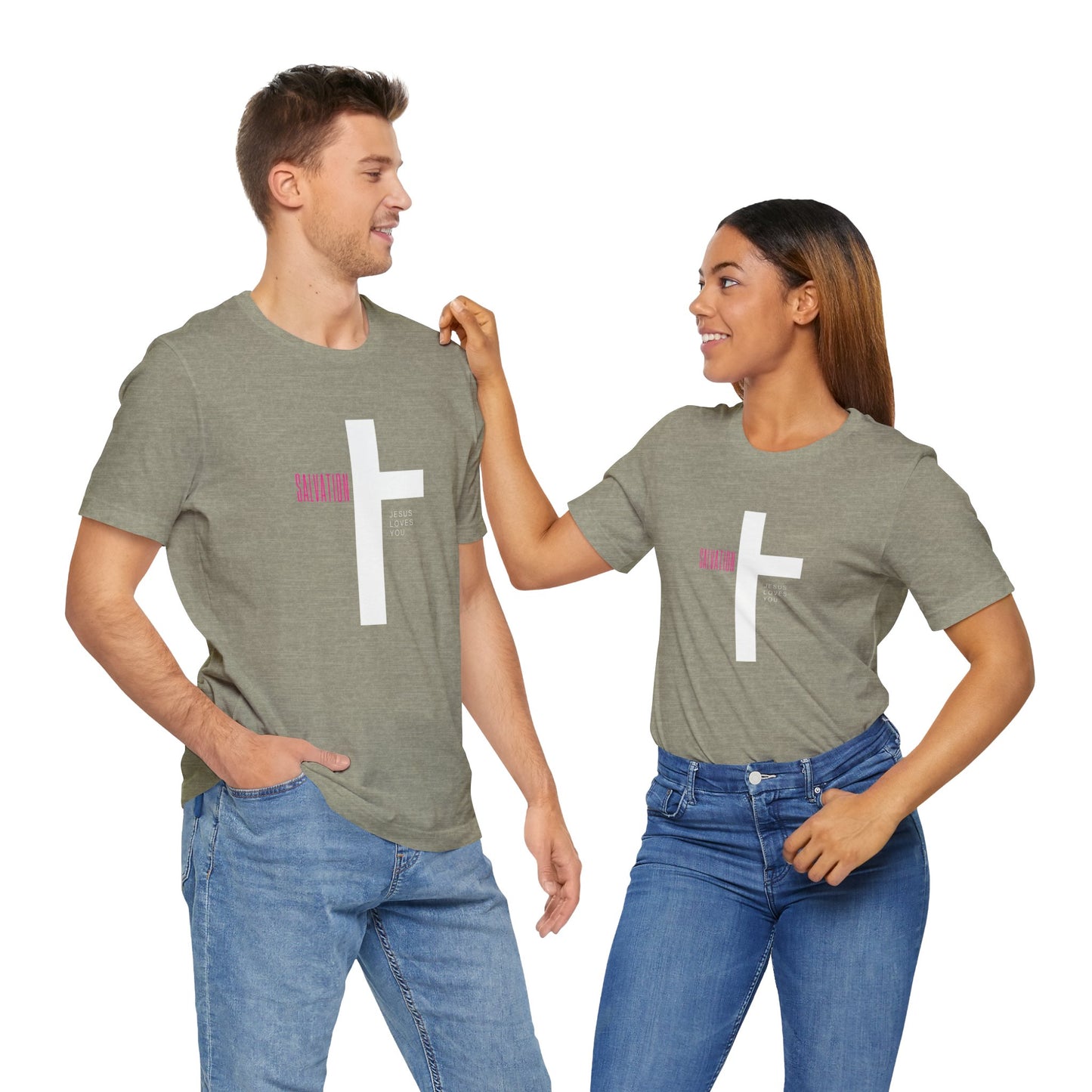 Salvation - Jesus Loves You - Unisex Jersey Short Sleeve Tee