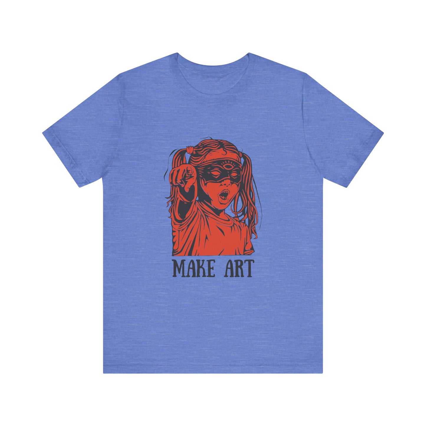 Make Art T-Shirt, Artist Tee, Creative Unisex Shirt, Graphic Design Top, Artistic Gift