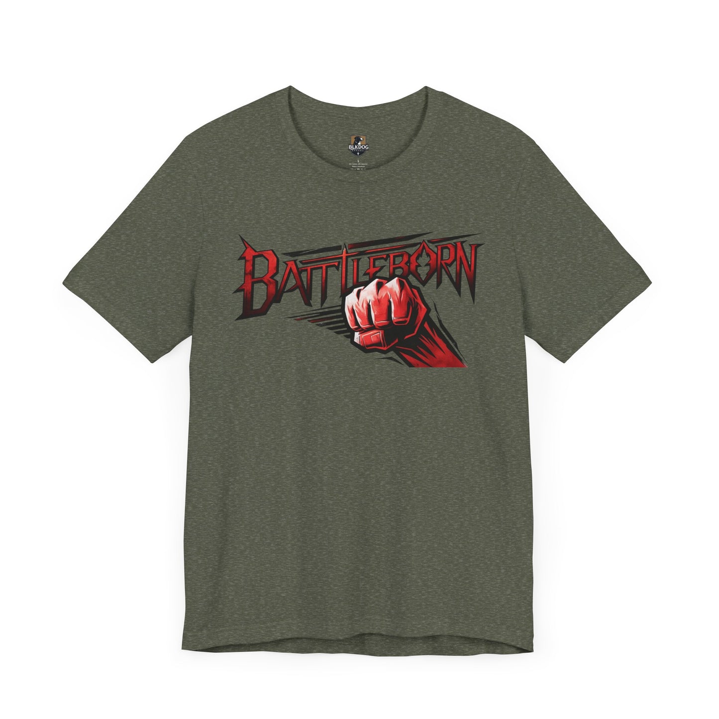 Battleborn Unisex Jersey Short Sleeve Tee - Bold Graphic Tee for Empowerment & Motivation