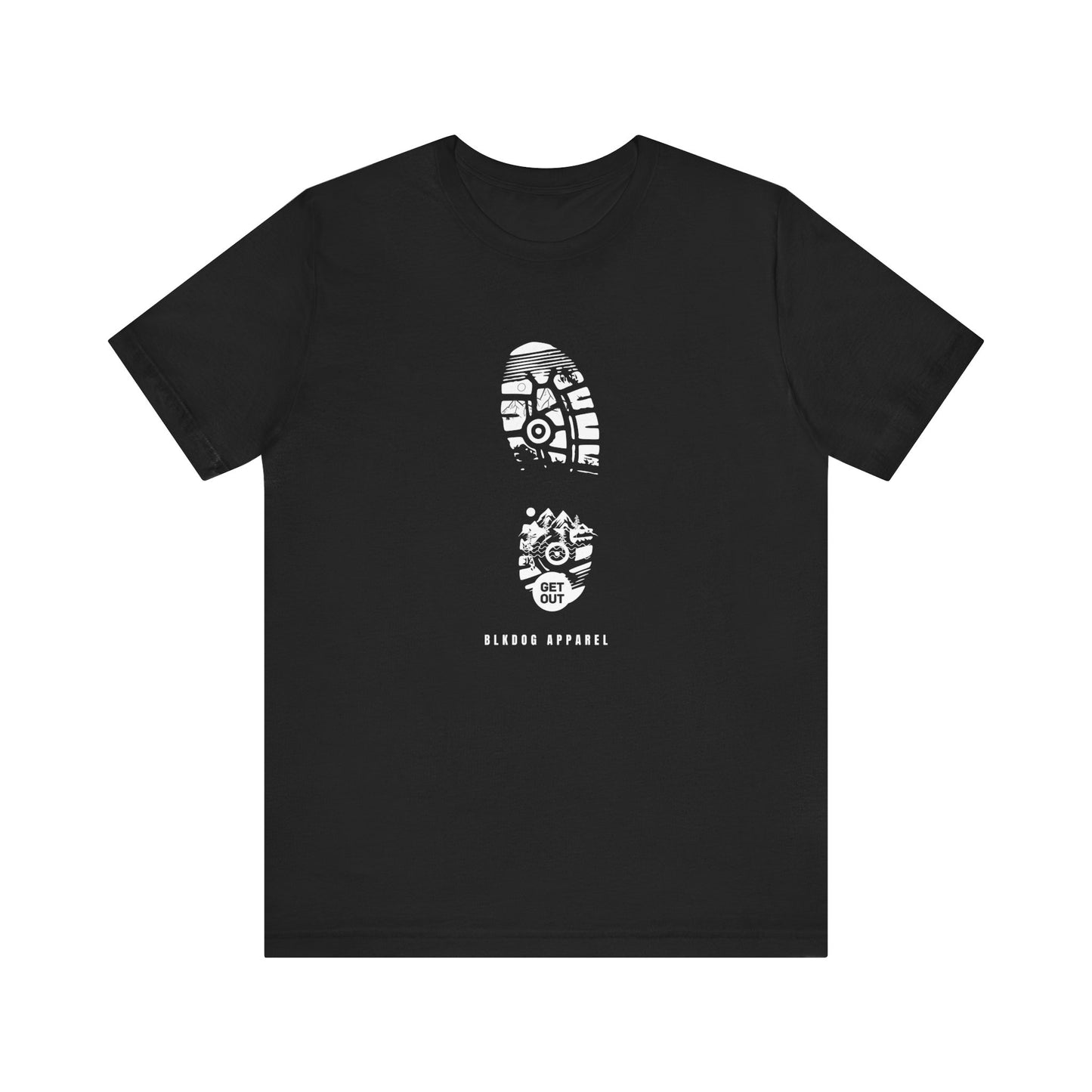 Get Out - BLKDOG APPAREL - Unisex Jersey Short Sleeve Tee