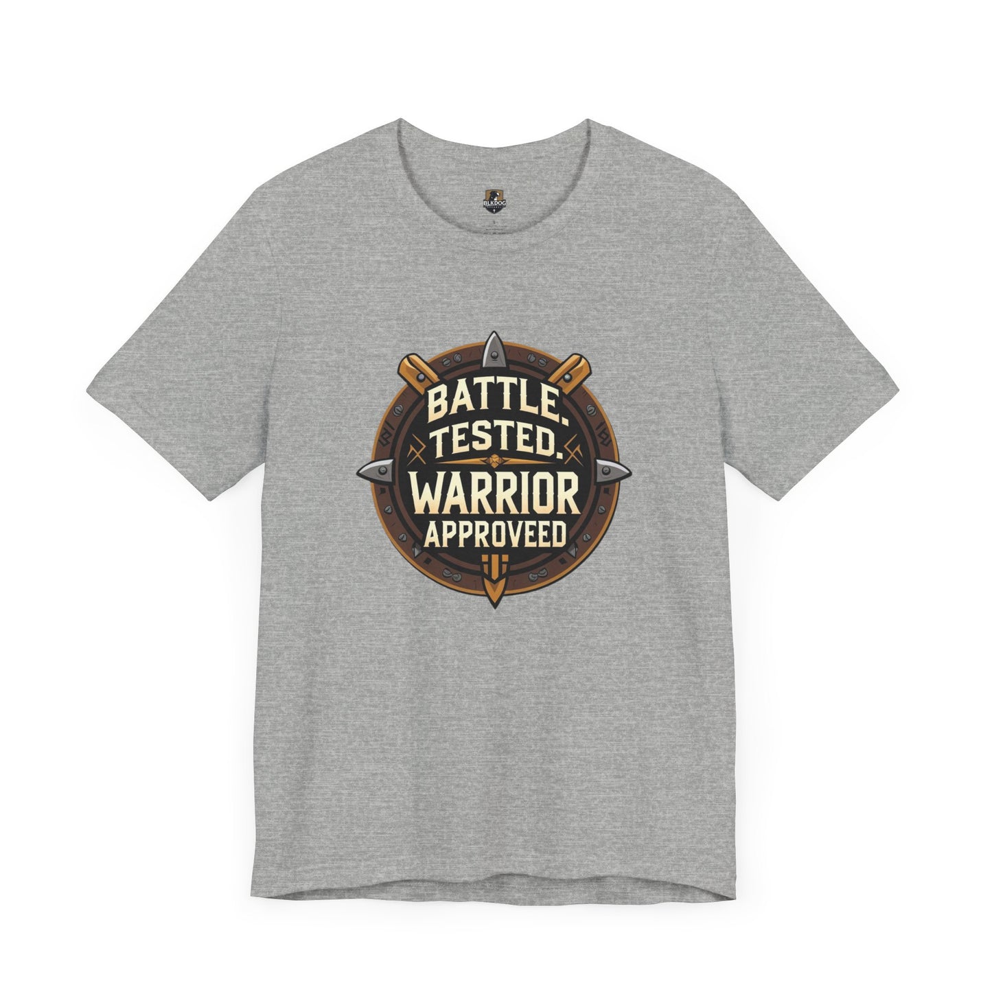 Battle Tested Warrior Approved Tee, Unisex T-Shirt, Gift for Warriors, Motivational Shirt, Fitness Apparel, Casual Wear