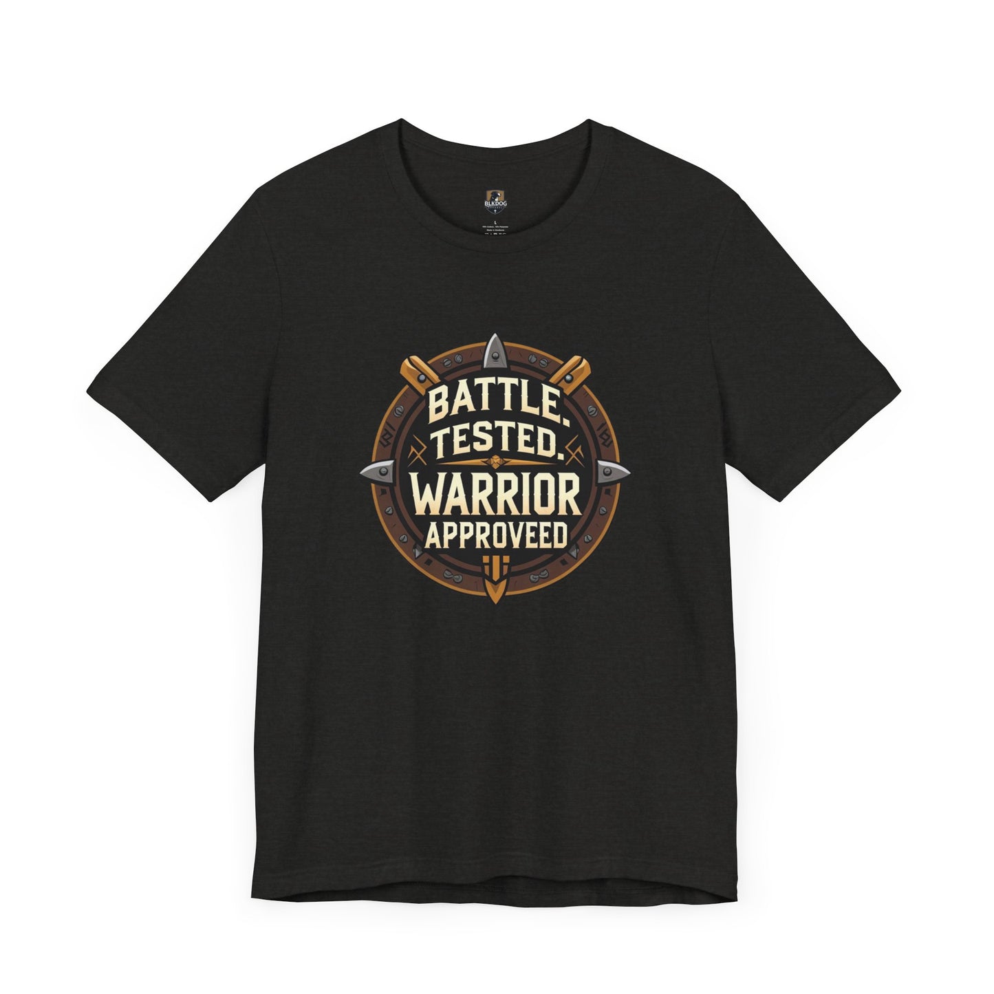 Battle Tested Warrior Approved Tee, Unisex T-Shirt, Gift for Warriors, Motivational Shirt, Fitness Apparel, Casual Wear