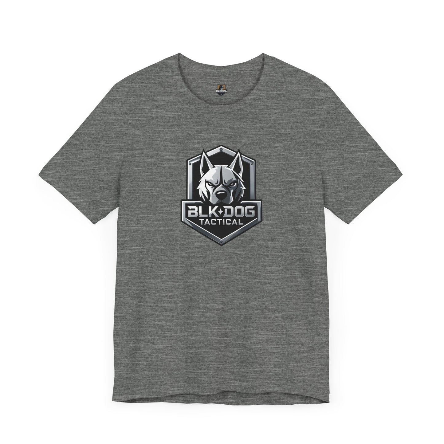 Tactical Graphic Tee - BLKDOG Tactical Design, Unisex Shirt for Dog Lovers, Gift for Pet Owners, Outdoor Adventure Wear, Casual Style