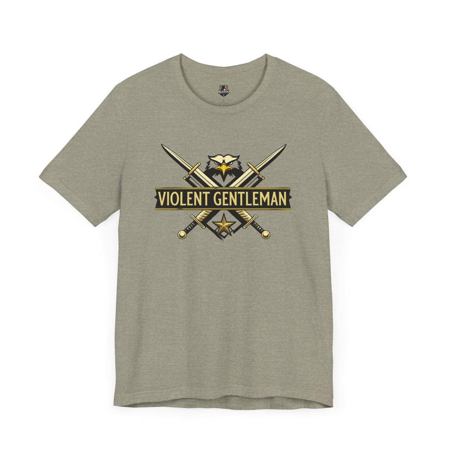 Violent Gentleman Tee, Unisex Jersey Shirt, Classic Casual Wear, Perfect Gift for Him, Graphic Tee for All Occasions