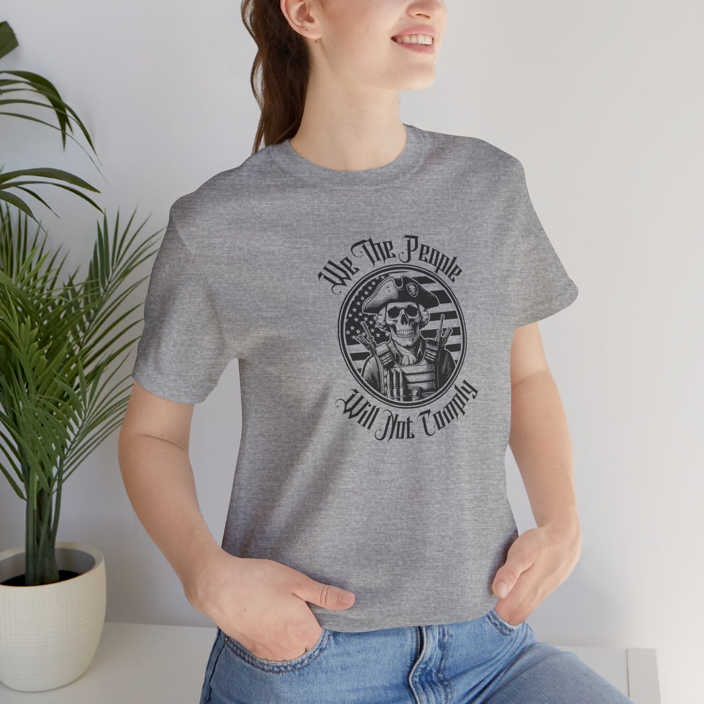 Political Protest Unisex Jersey Short Sleeve Tee, Activist Shirt, Resistance T-Shirt, Social Justice Apparel, Patriotic Protest Top