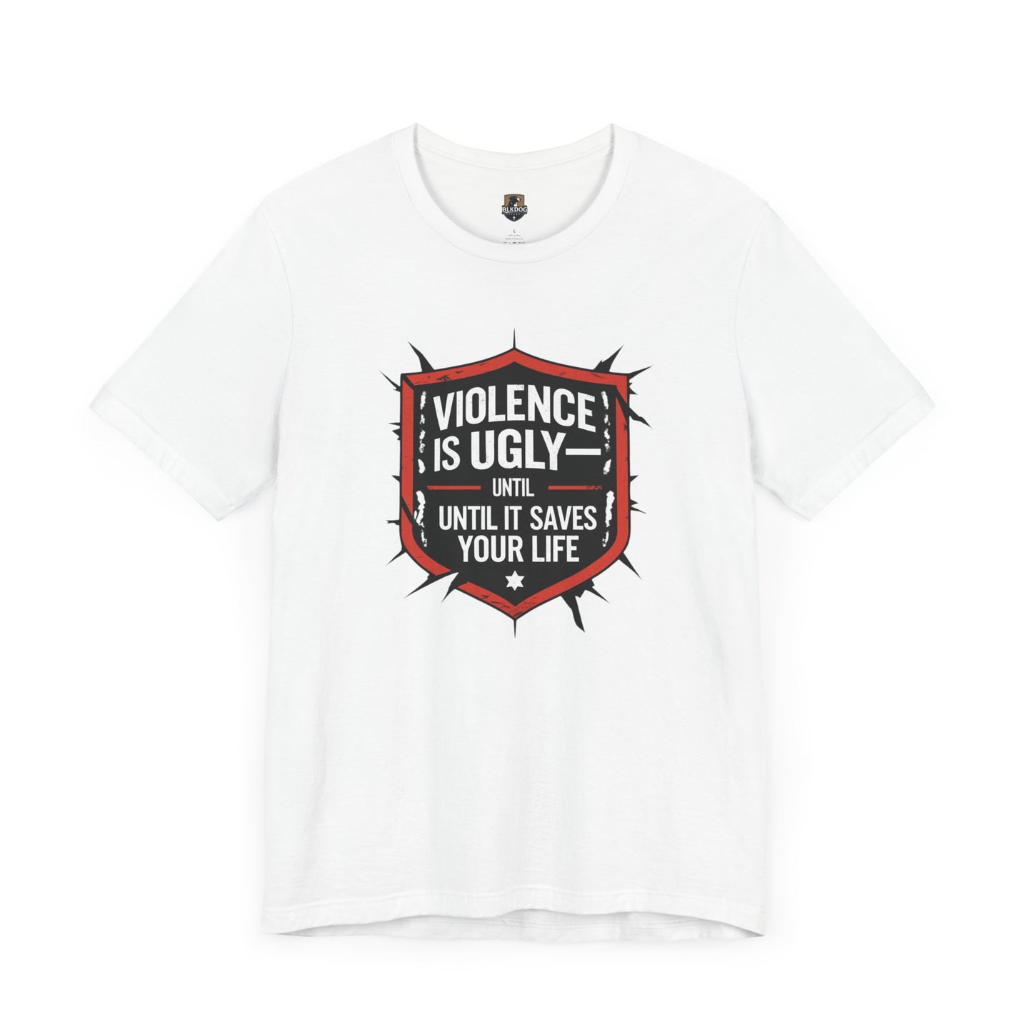 Violence is Ugly Tee, Unisex Graphic Tee, Awareness Shirt, Casual Everyday Wear, Gift for Activists, Motivational Apparel