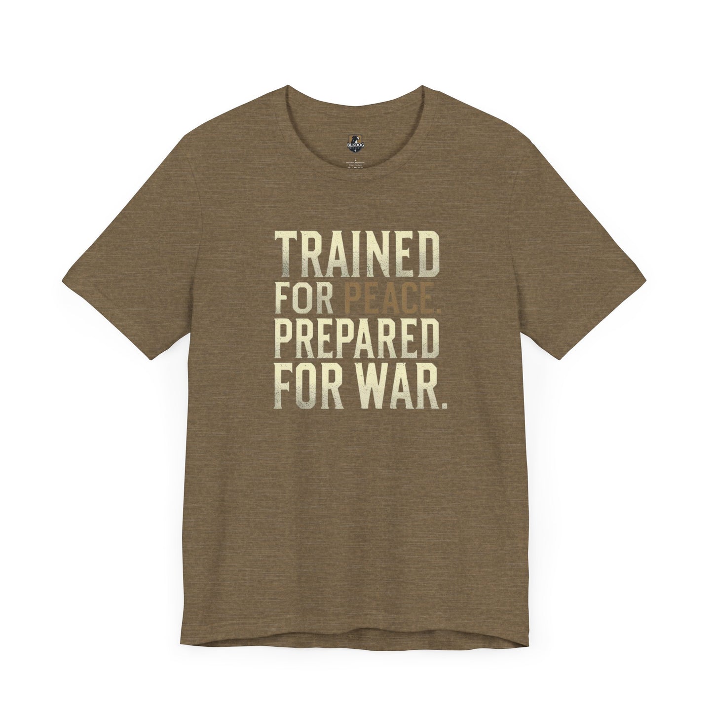 Peace and War Statement Tee - Unisex Jersey Short Sleeve Shirt, Gift for Activists, Casual Wear, Motivational Apparel, Thought-Provoking Tee
