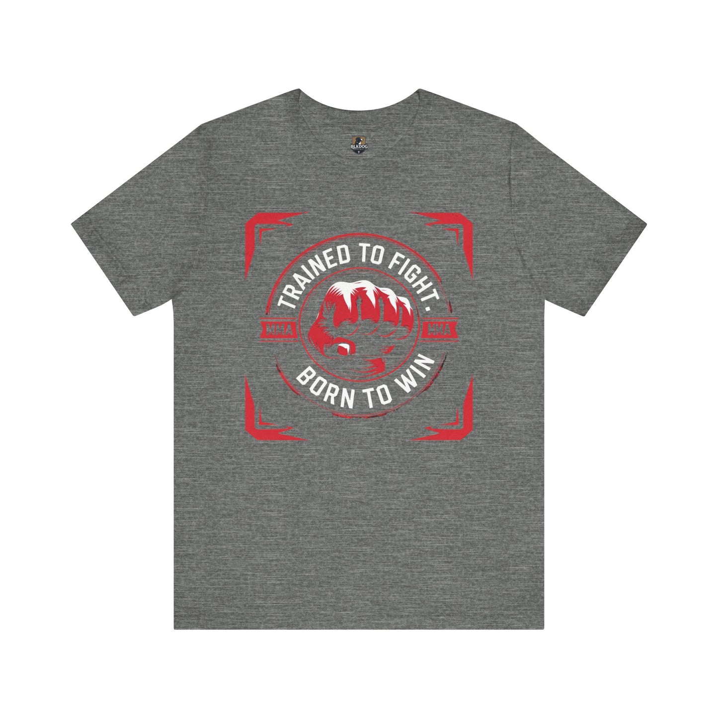 Trained to Fight Tee, Unisex Jersey Short Sleeve Tee for Fighters, Athletic Gift, Workout Apparel, Motivational Shirt
