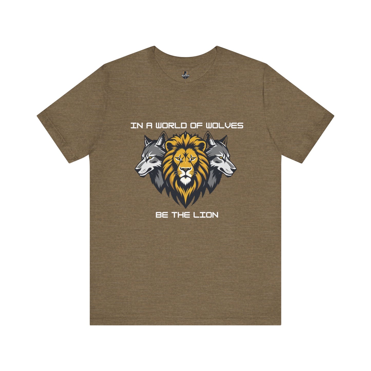 Lion Spirit Unisex Tee | Be The Lion | Motivational T-Shirt, Inspirational Shirt, Gift for Animal Lovers, Empowerment Wear, Birthday Gift