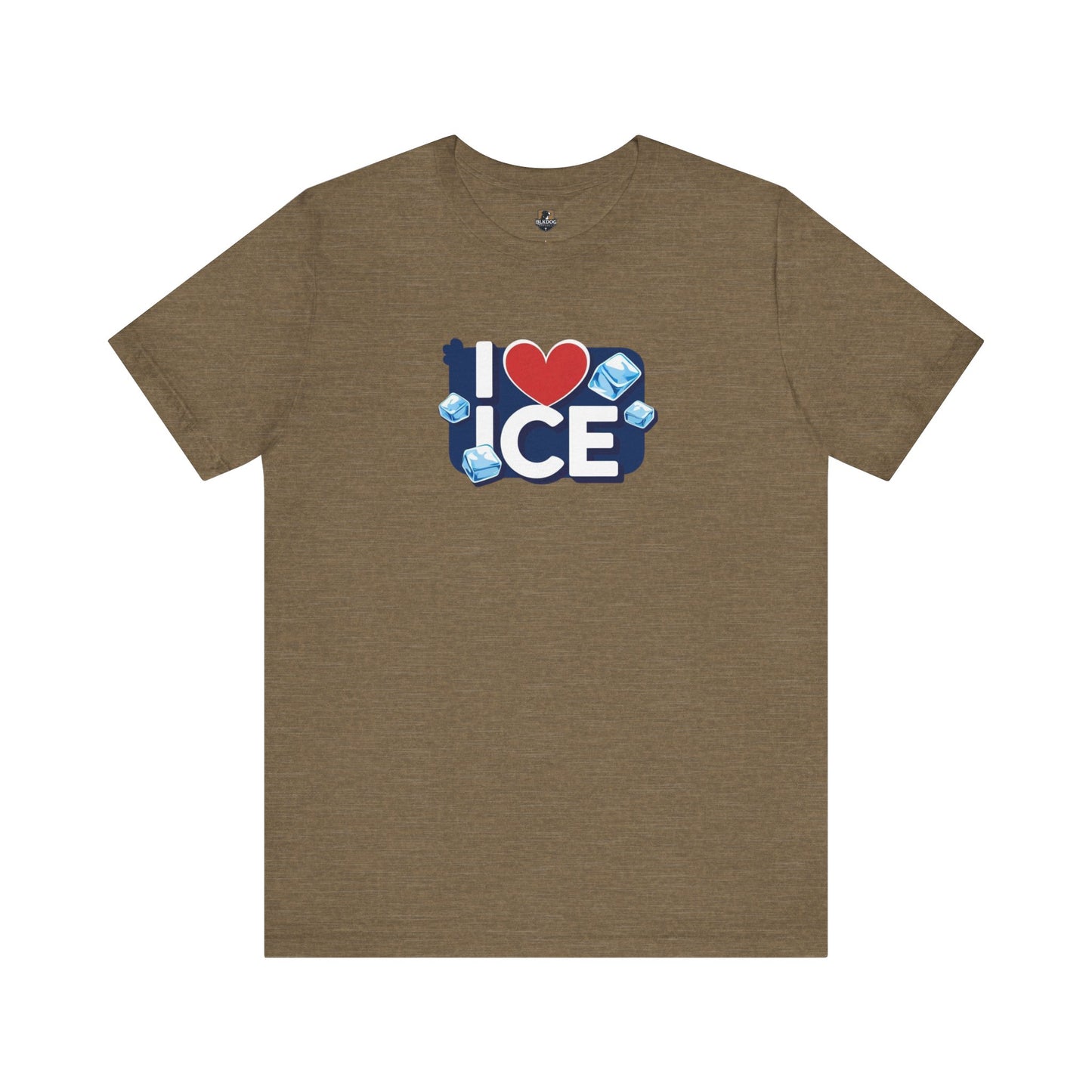 I Love Ice - Cool Unisex Jersey Tee, Fun Summer Casual Wear, Unique Gift for Ice Lovers, Cute Graphic T-Shirt, Festival Fashion