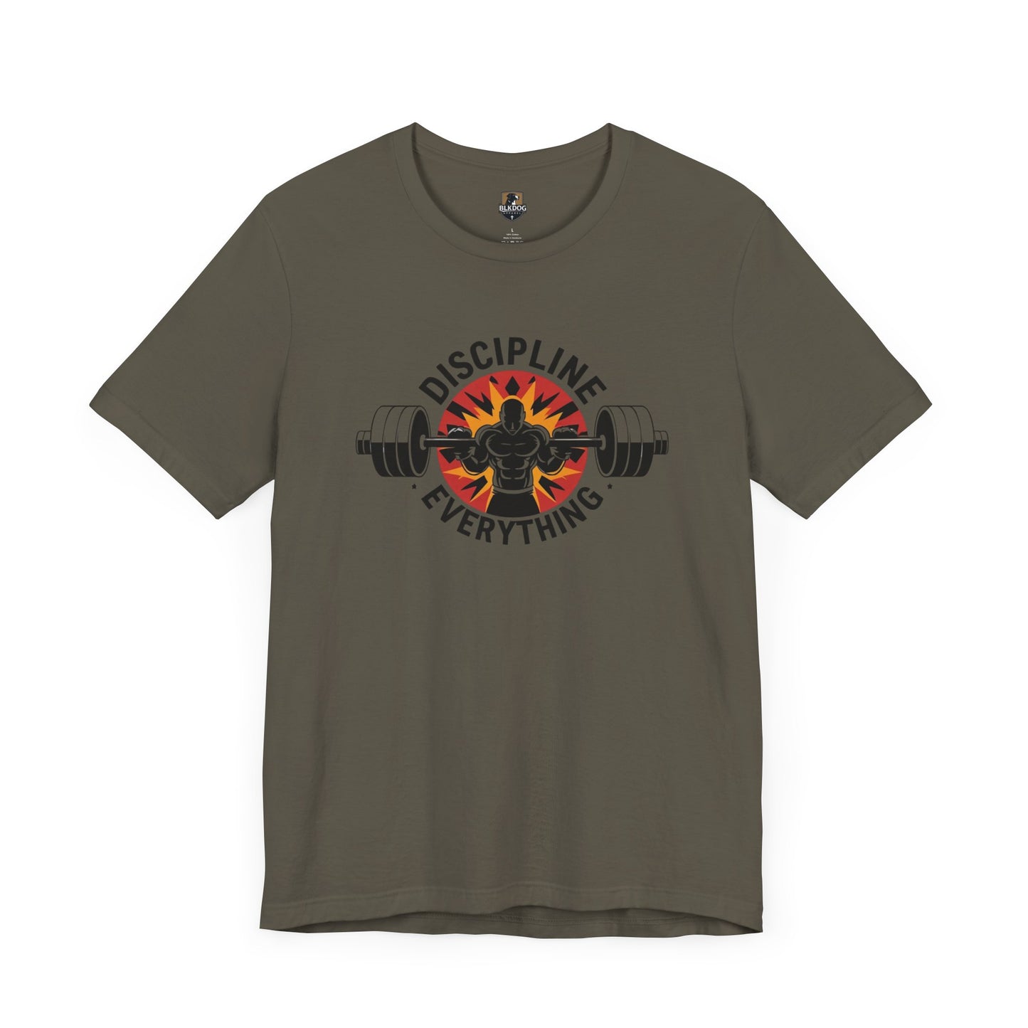 Discipline Is Everything Gym Tee, Fitness Shirt, Motivational Workout Top, Unisex Activewear, Gift for Gym Lovers