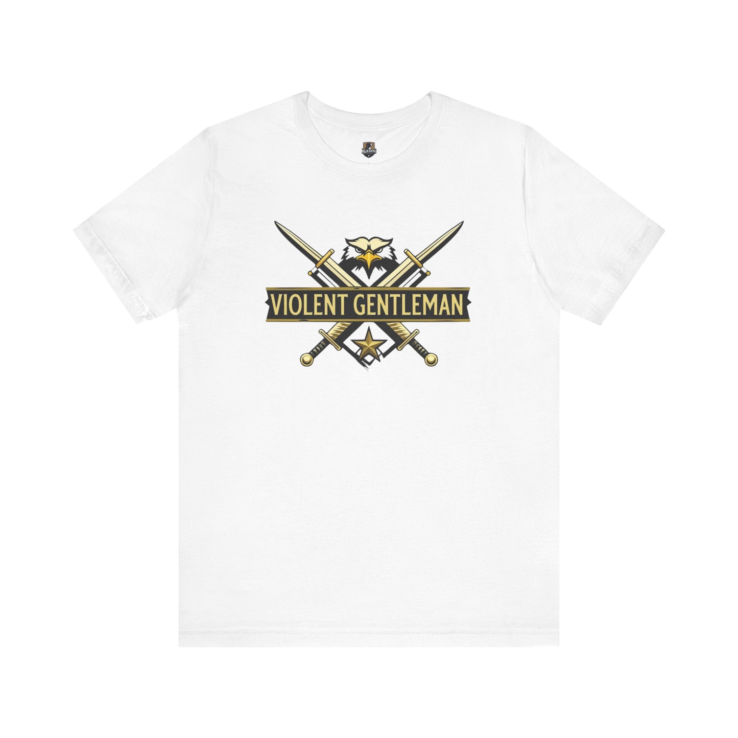 Violent Gentleman Tee, Unisex Jersey Shirt, Classic Casual Wear, Perfect Gift for Him, Graphic Tee for All Occasions