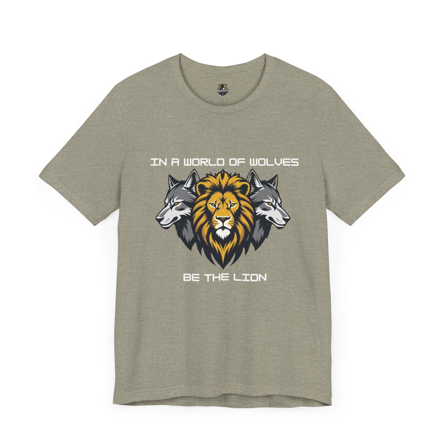 Lion Spirit Unisex Tee | Be The Lion | Motivational T-Shirt, Inspirational Shirt, Gift for Animal Lovers, Empowerment Wear, Birthday Gift