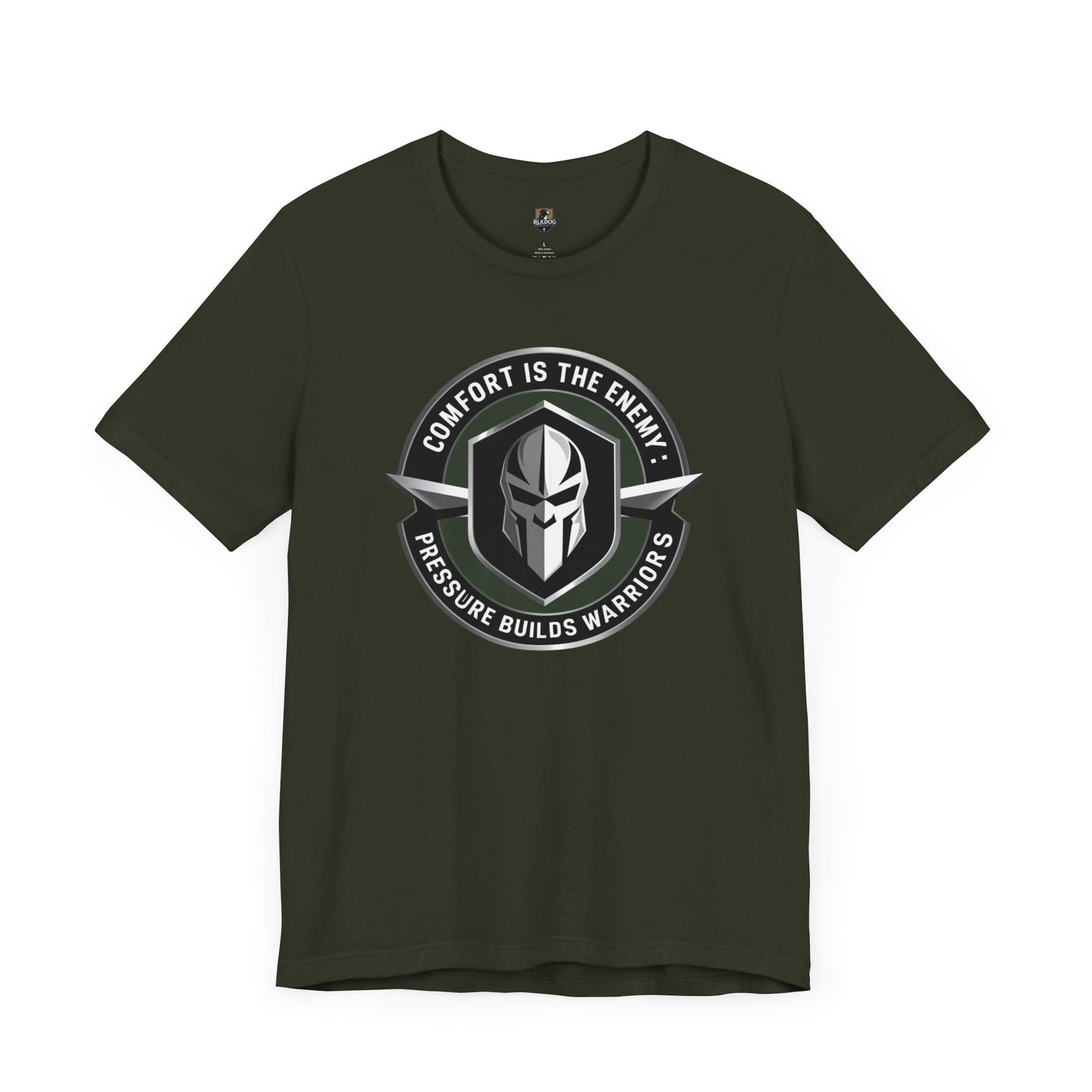 Motivational Unisex Tee - Comfort is the Enemy, Fitness Shirt, Workout Top, Gym Wear, Inspirational Clothing