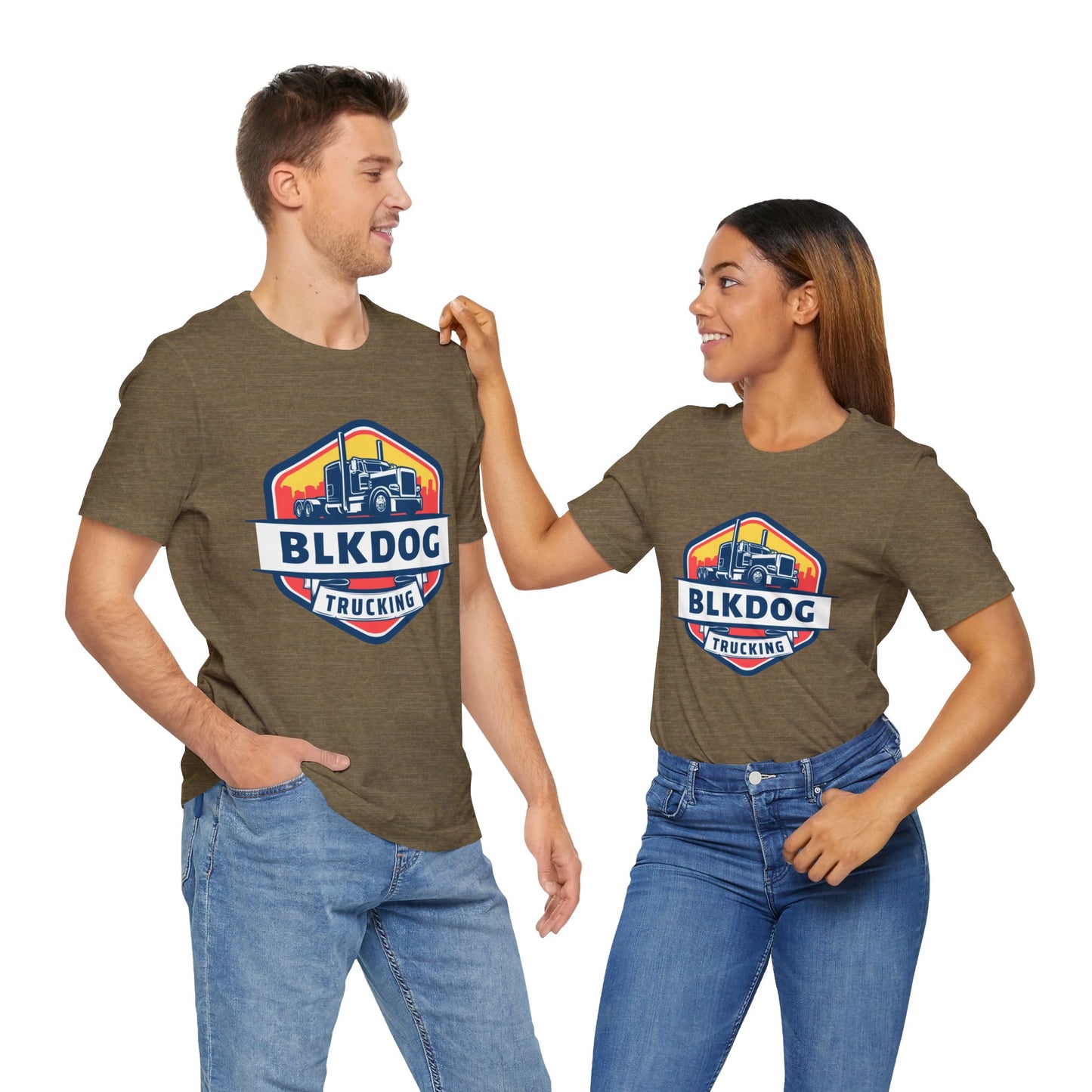 BLKDOG Trucking - Unisex Jersey Short Sleeve Tee