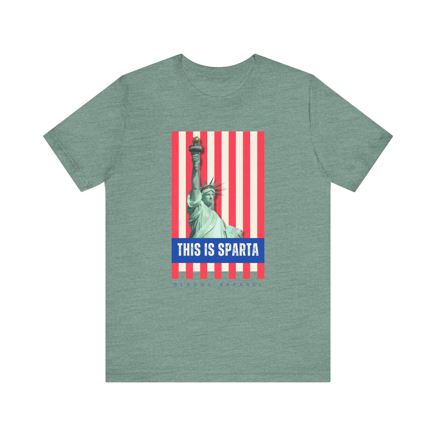 Sparta Statue Tee, Men Women Shirt Gift, NY Lady Liberty Top, American Pride Tshirt, Ancient Greece Warrior Clothing