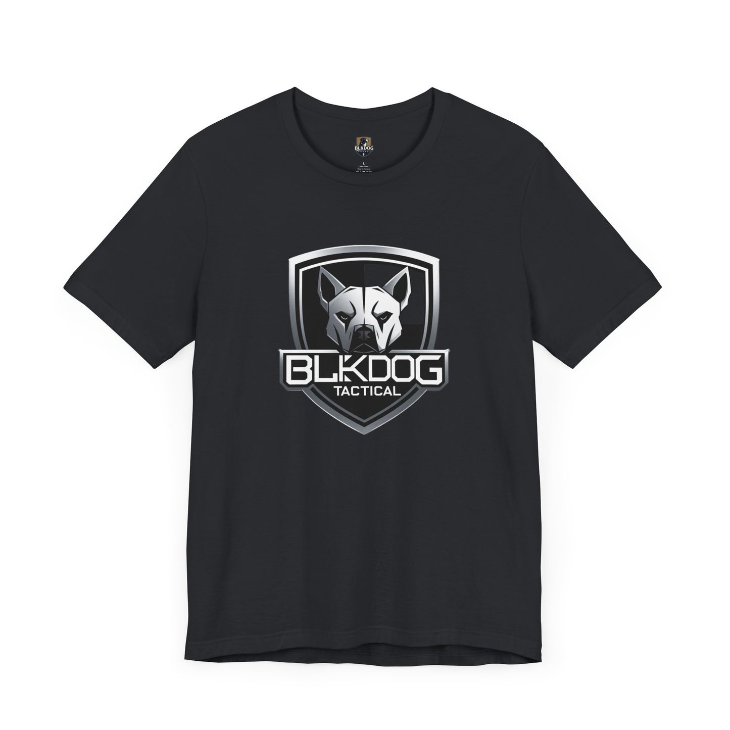 BLKDOG Tactical Unisex Jersey Tee, Graphic Tee, Casual Wear, Gift for Dog Lovers, Military Inspired, Everyday Comfort