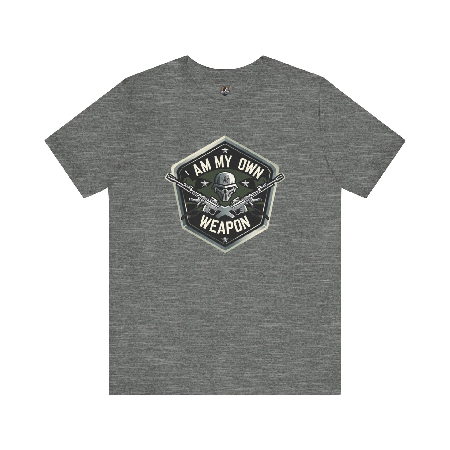 I am my Own Weapon, Unisex Jersey Short Sleeve Tee, Graphic Tee for Confidence, Gift for Self-Love, Casual Wear, Motivational Shirt