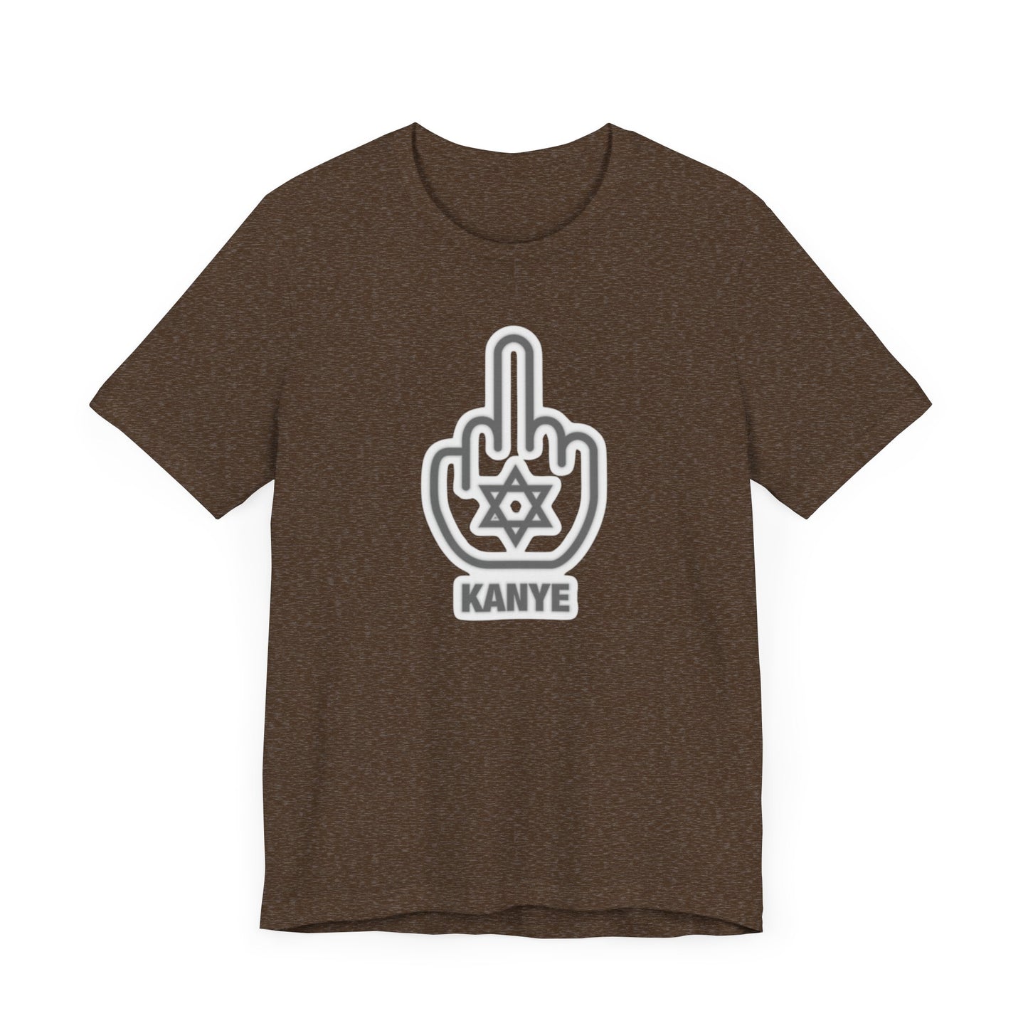 F Kanye - Middle Finger with Star of David - Tee Fight against Antisemitism