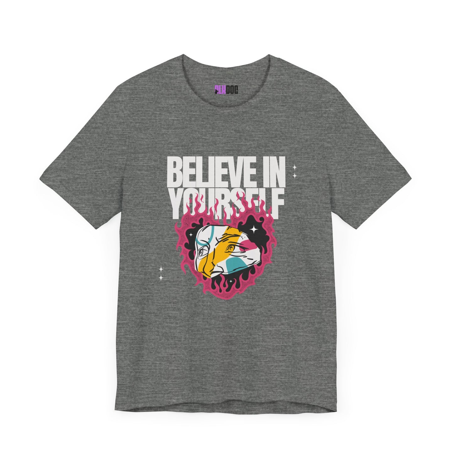 Believe in yourself T-Shirt, Inspirational tee, Motivational shirt, Empowering top, Positive vibes apparel, Self-confidence clothing