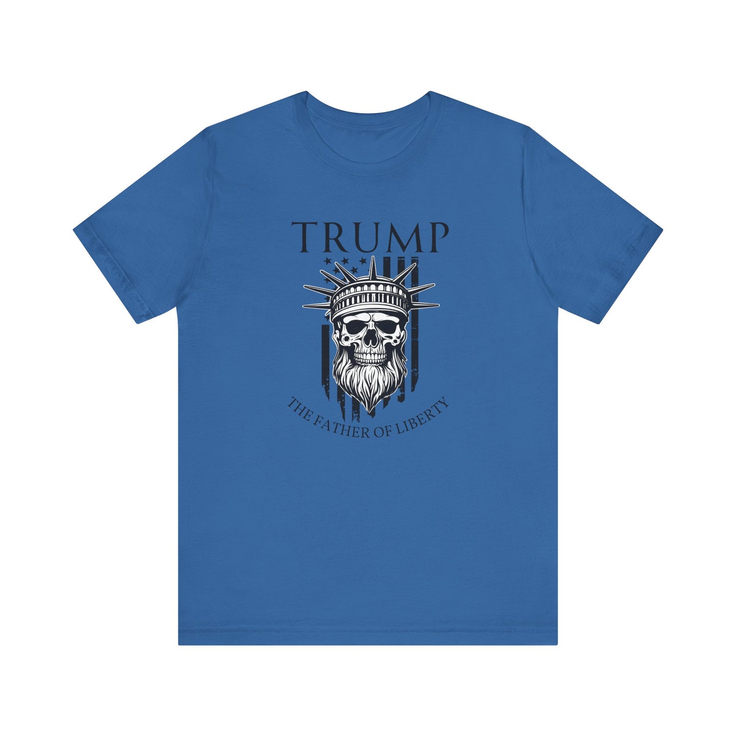 Patriotic Tee, Liberty Skull Shirt, Trump Supporter Gift, Political Apparel, USA Flag Tee, American Patriot Shirt