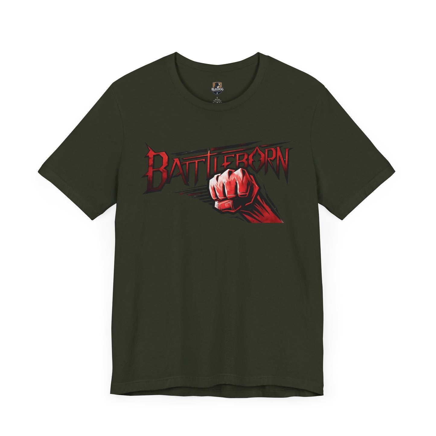 Battleborn Unisex Jersey Short Sleeve Tee - Bold Graphic Tee for Empowerment & Motivation