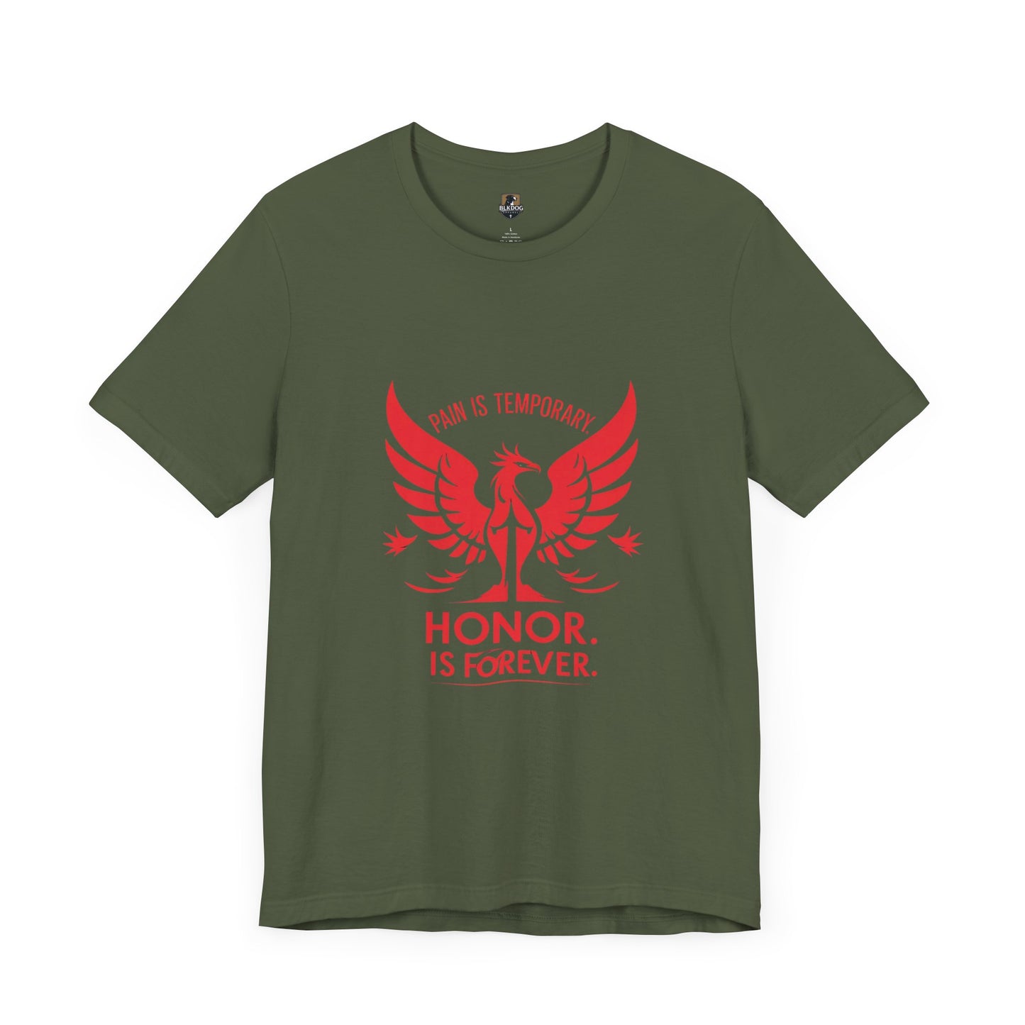 Honor is Never Forgotten Short Sleeve Tee, Unisex Casual Tee, Memorial Shirt, Gift for Veteran, Everyday Wear, Tribute Apparel
