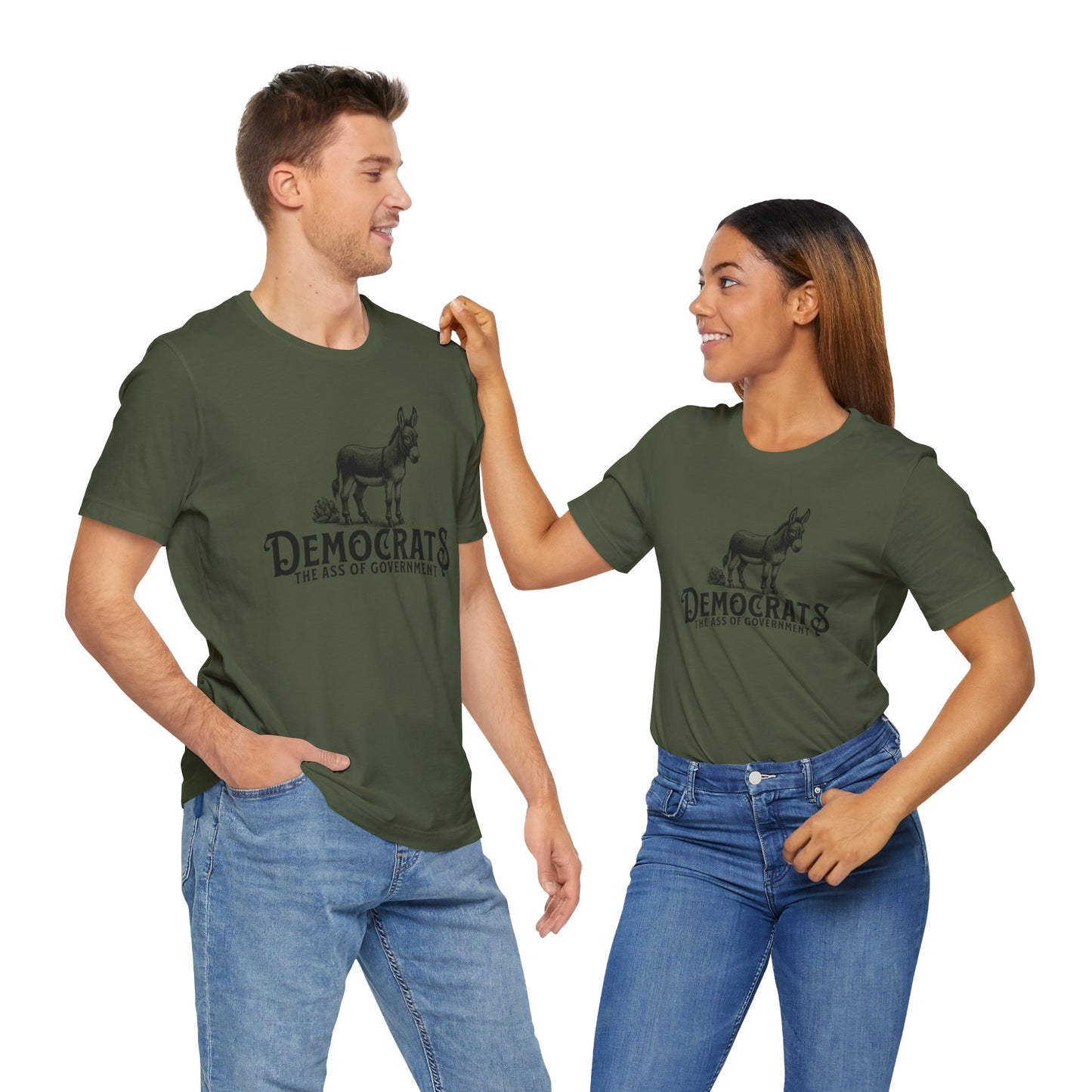 Political Democrat Tee, Liberal Party Shirt, Government Critique Top, Political Activist Clothing, Election Campaign Apparel