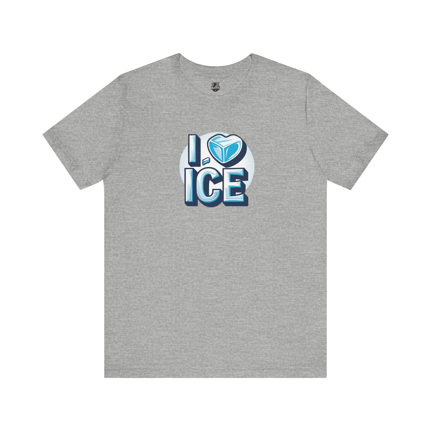 I Love Ice Unisex Short Sleeve Tee, Cute T-Shirt for Ice Cream Lovers, Summer Fashion, Gift for Friends, Ice Cream Party Attire