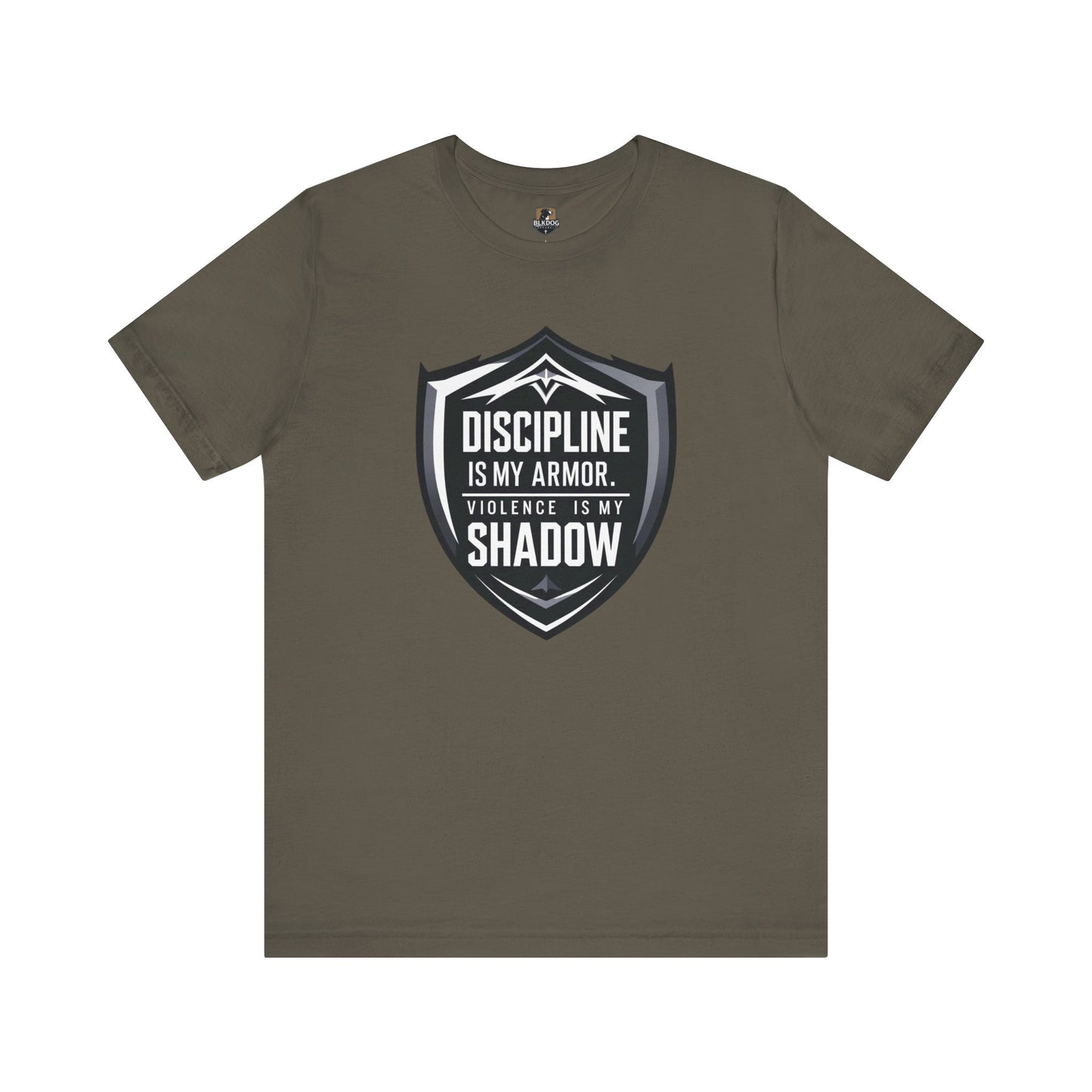 Discipline Is My Armor Unisex Tee, Motivational T-Shirt for Fitness Lovers, Inspirational Gift, Sportswear, Casual Wear