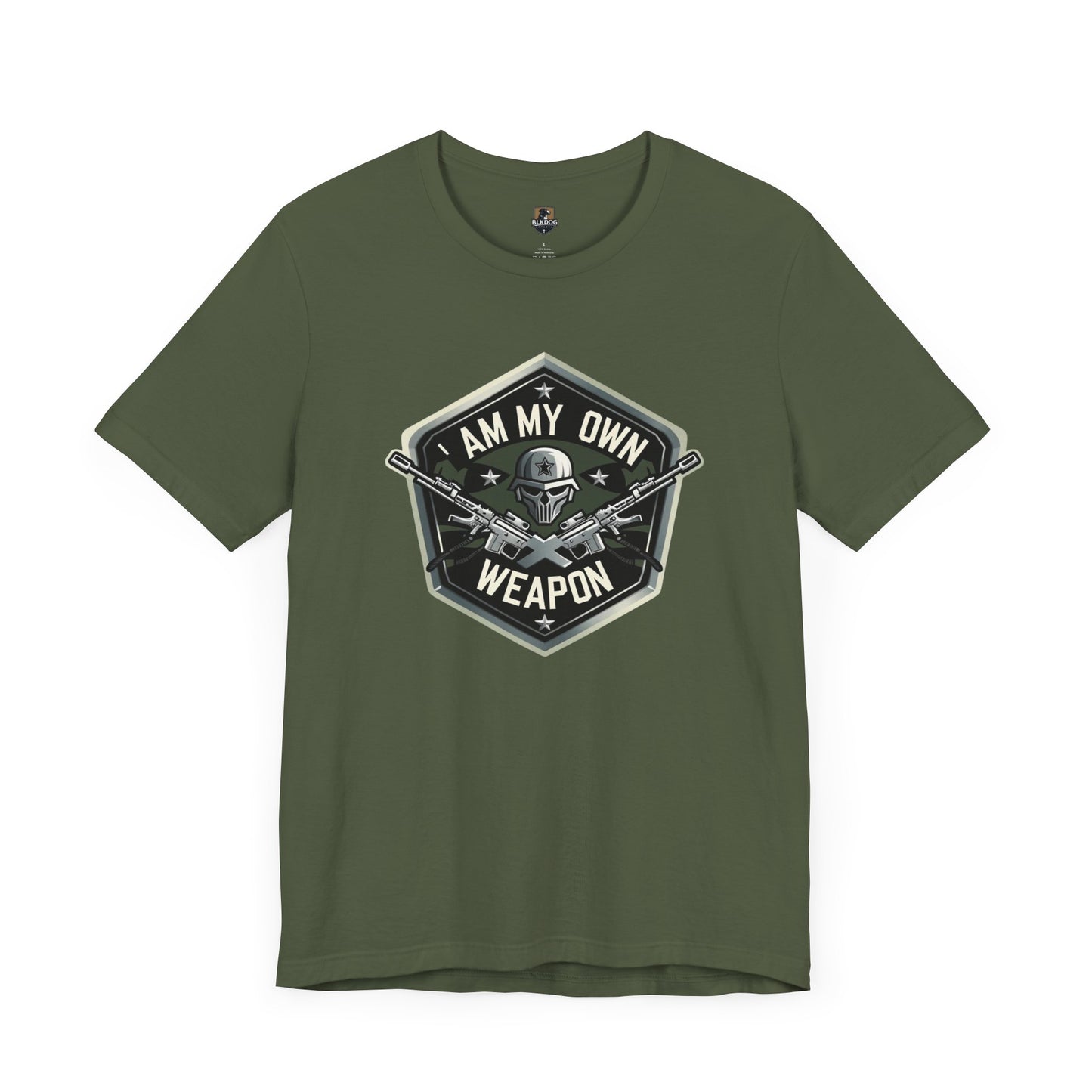 I am my Own Weapon, Unisex Jersey Short Sleeve Tee, Graphic Tee for Confidence, Gift for Self-Love, Casual Wear, Motivational Shirt