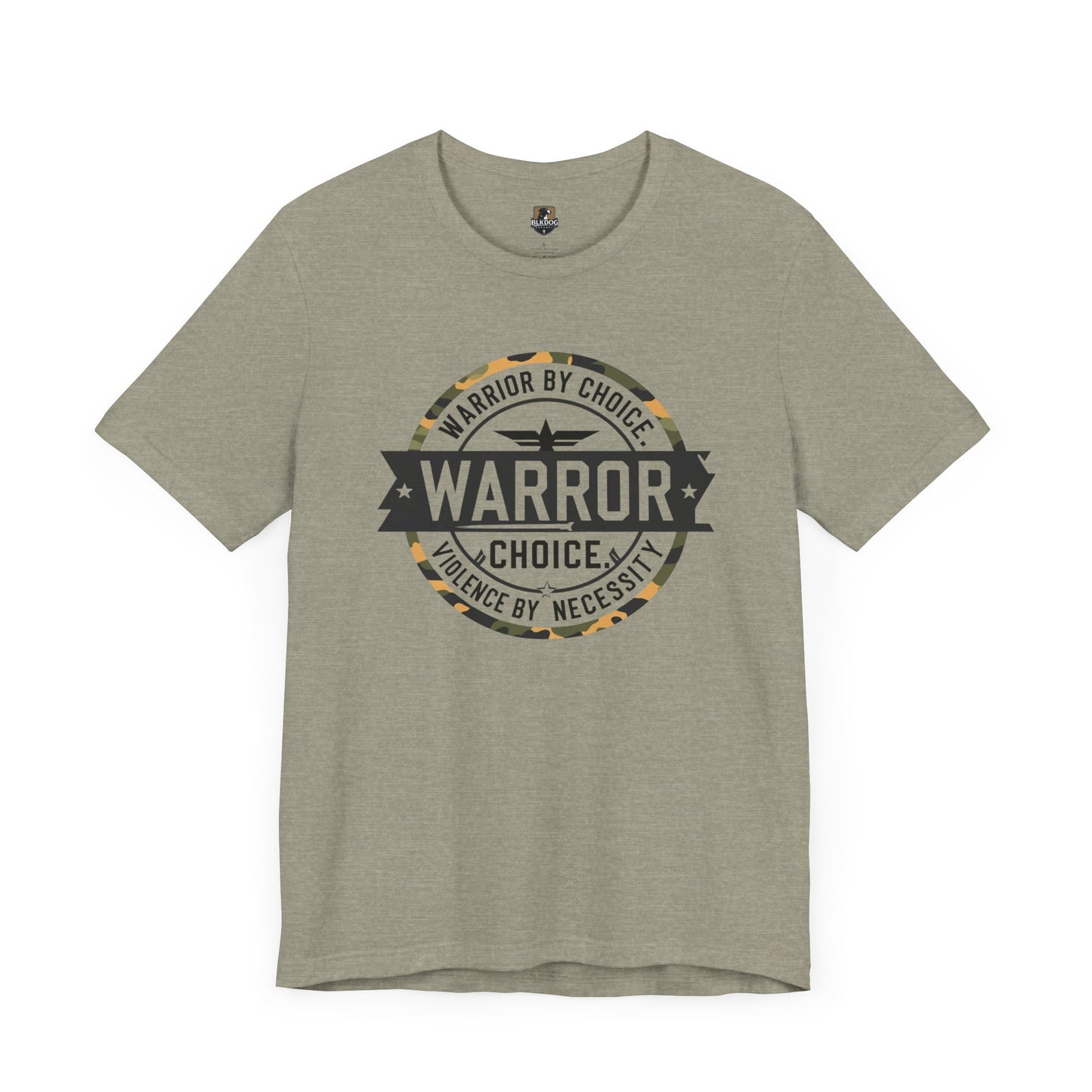 Warrior By Choice Unisex Tee | Empowerment Shirt for Fighters, Casual Wear, Gift for Martial Arts Lovers, Graphic Tee, Everyday Comfort