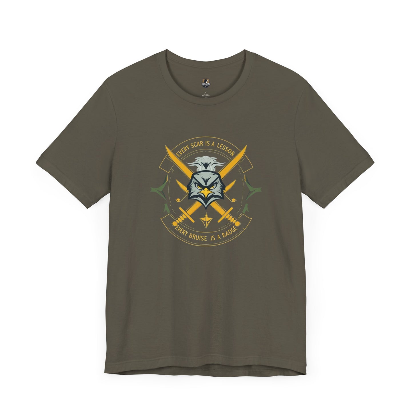 Warrior Spirit Unisex Tee, Motivational Shirt, Gift for Him/Her, Fitness Apparel, Birthday Celebration, Casual Wear