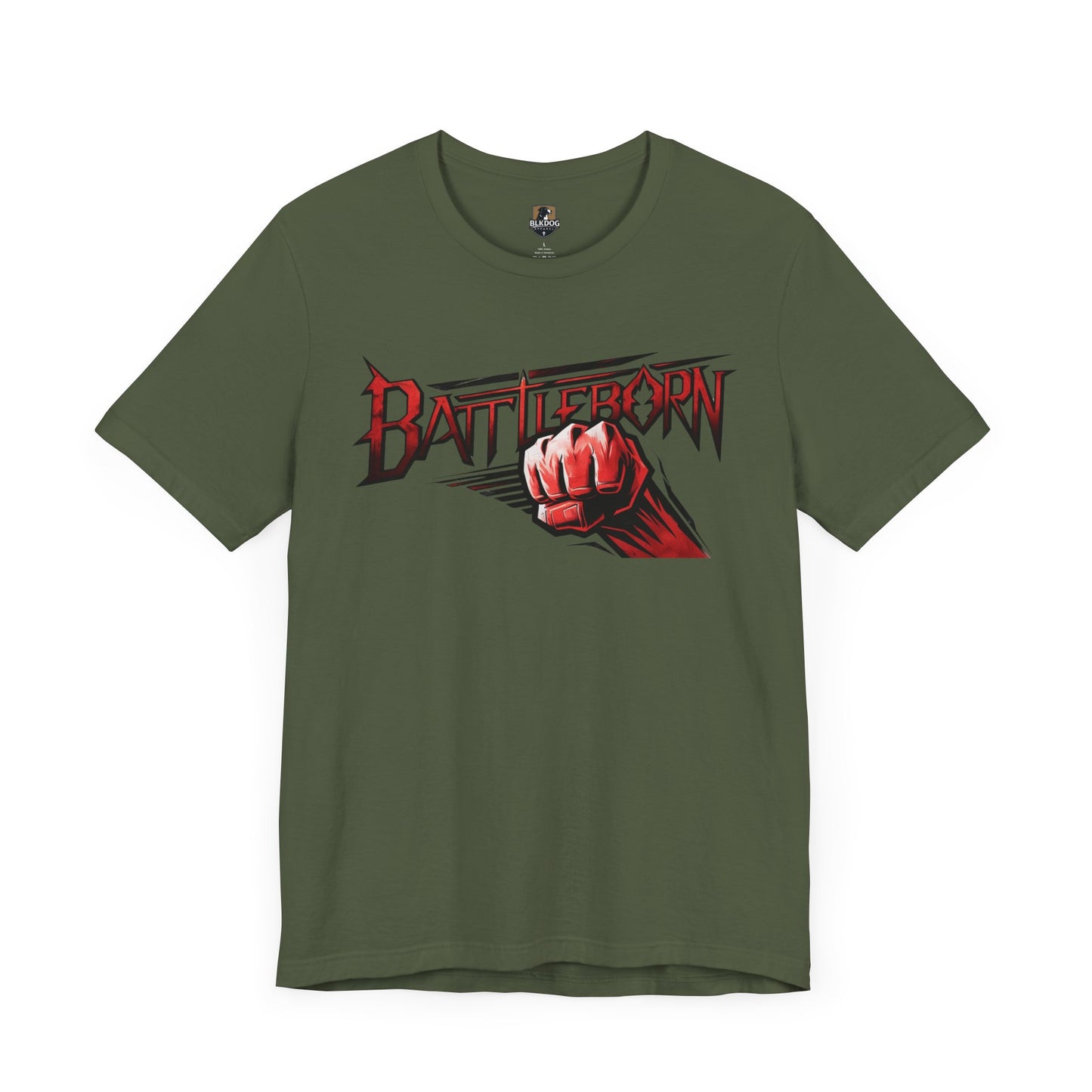 Battleborn Unisex Jersey Short Sleeve Tee - Bold Graphic Tee for Empowerment & Motivation