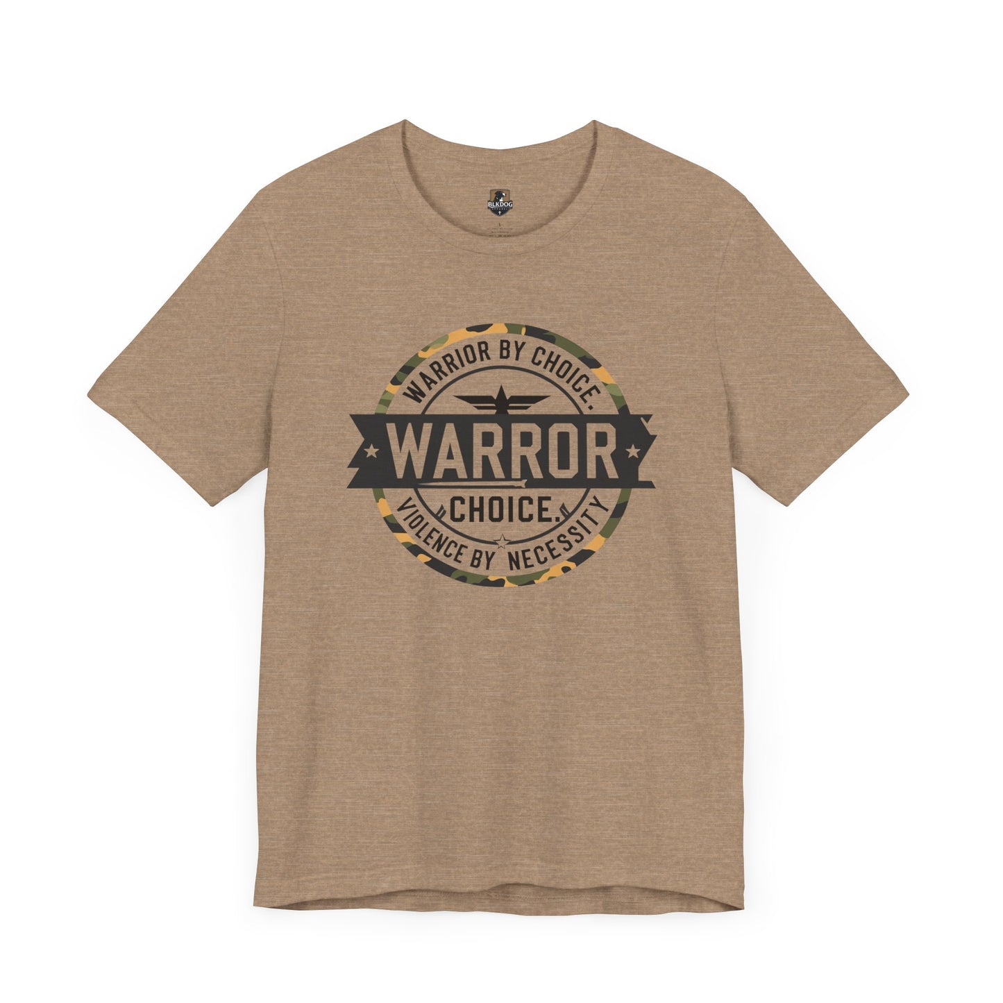 Warrior By Choice Unisex Tee | Empowerment Shirt for Fighters, Casual Wear, Gift for Martial Arts Lovers, Graphic Tee, Everyday Comfort