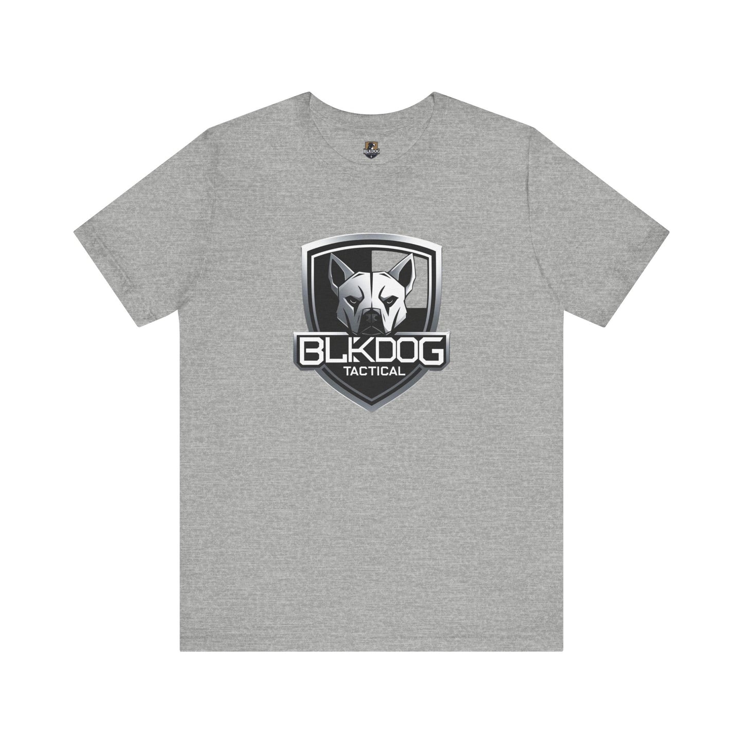BLKDOG Tactical Unisex Jersey Tee, Graphic Tee, Casual Wear, Gift for Dog Lovers, Military Inspired, Everyday Comfort