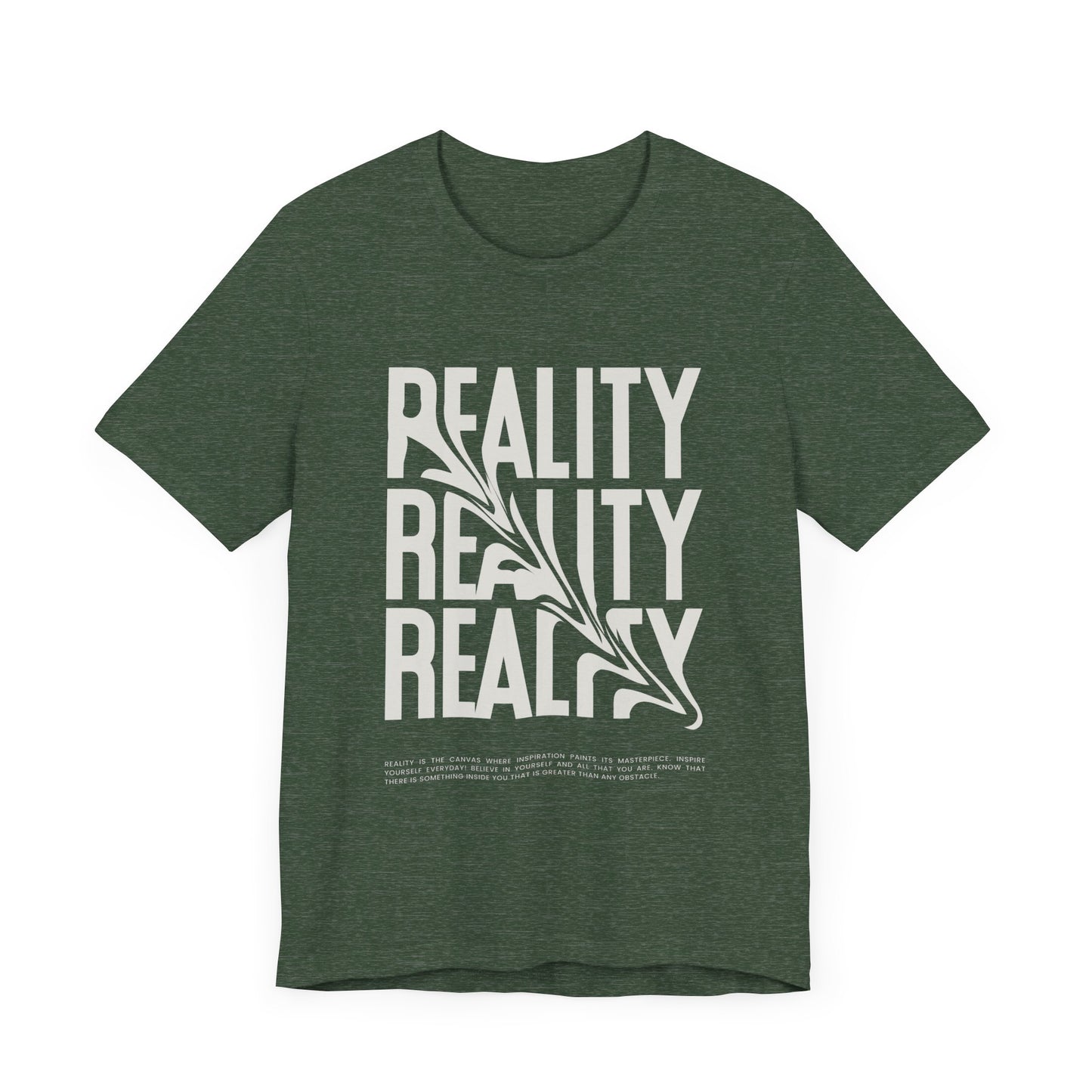 Skewed Reality Unisex Tee, Graphic T-Shirt, Abstract Design, Black and White Shirt, Unique Gift
