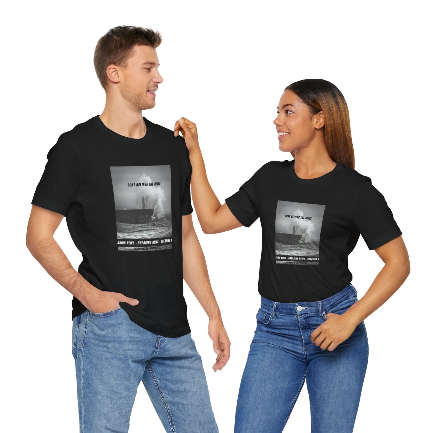 Don't Believe the News - Unisex Jersey Short Sleeve Tee